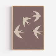 Swallow Bird Wall Art Poster