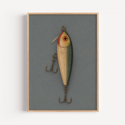 Vintage Fishing Lure Wall Art Poster