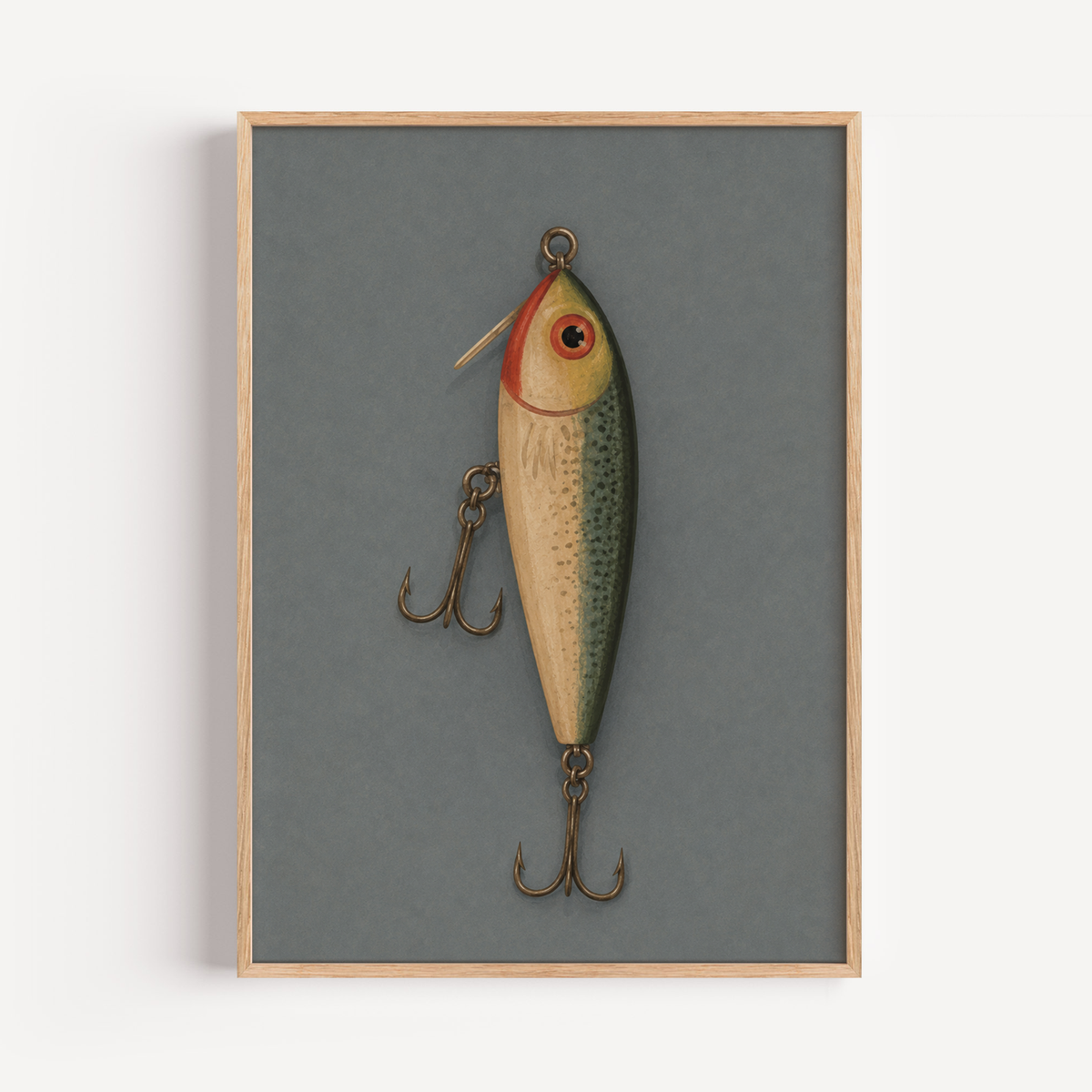 Vintage Fishing Lure Wall Art Poster