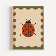 Ladybug Wall Art Poster