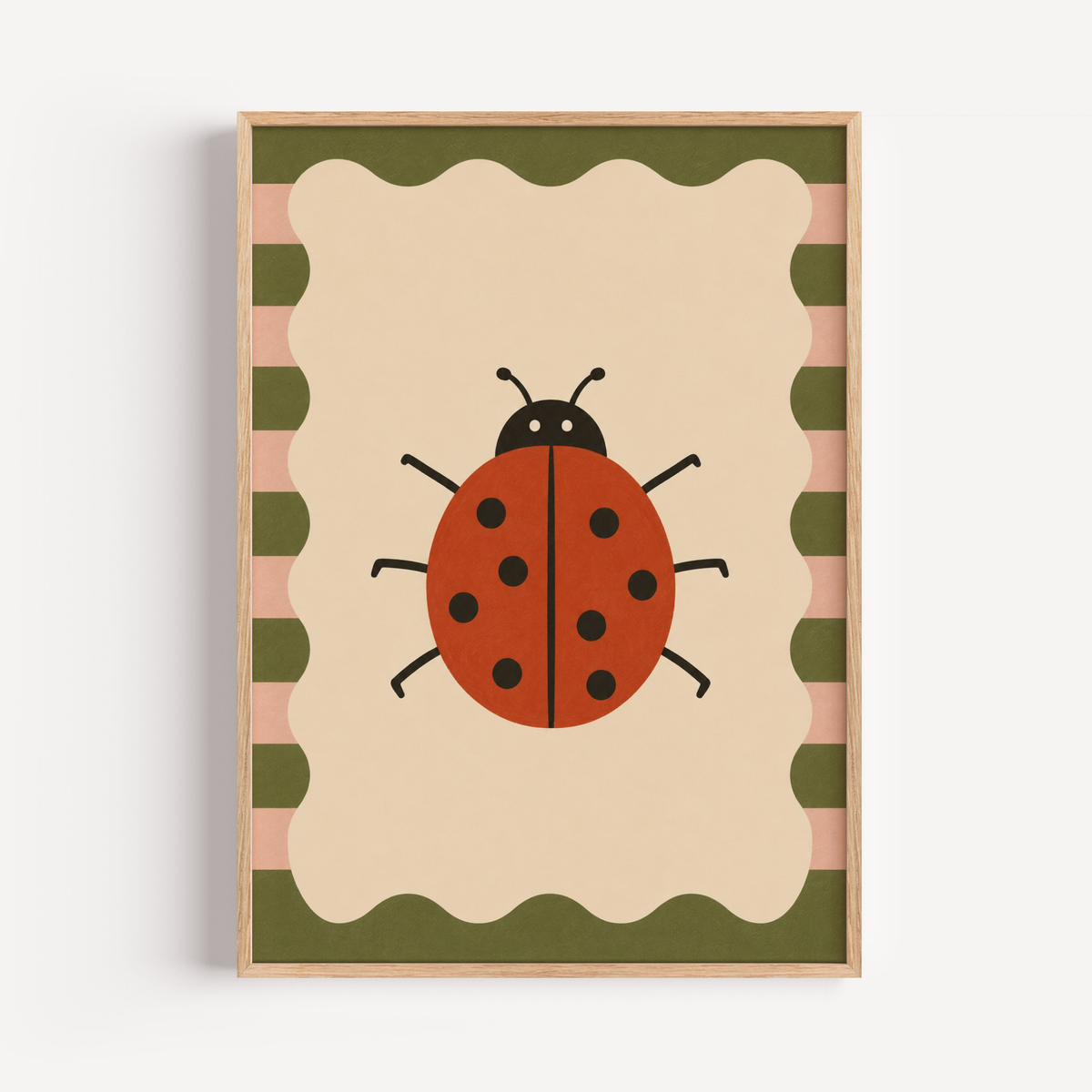 Ladybug Wall Art Poster