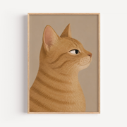 Cat Wall Art Poster