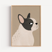 French Bulldog Wall Art Poster