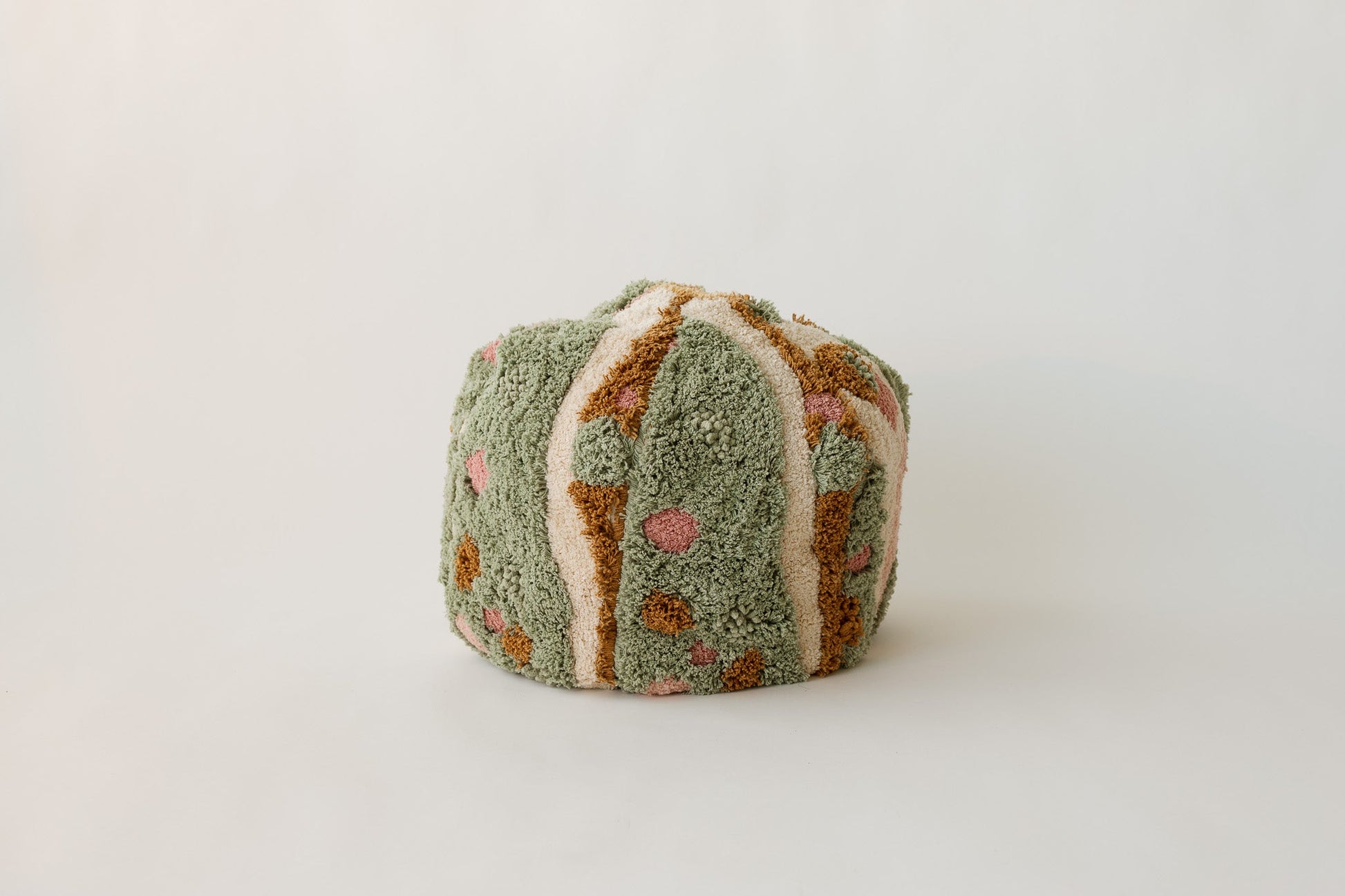 Meadow Play Textured Pouf