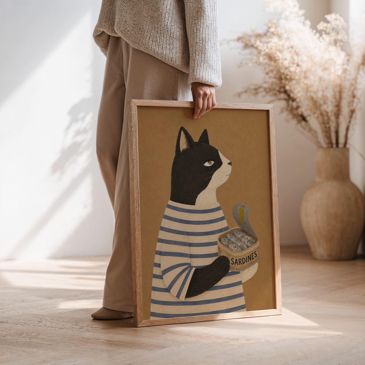 Sailor Cat Wall Art Poster