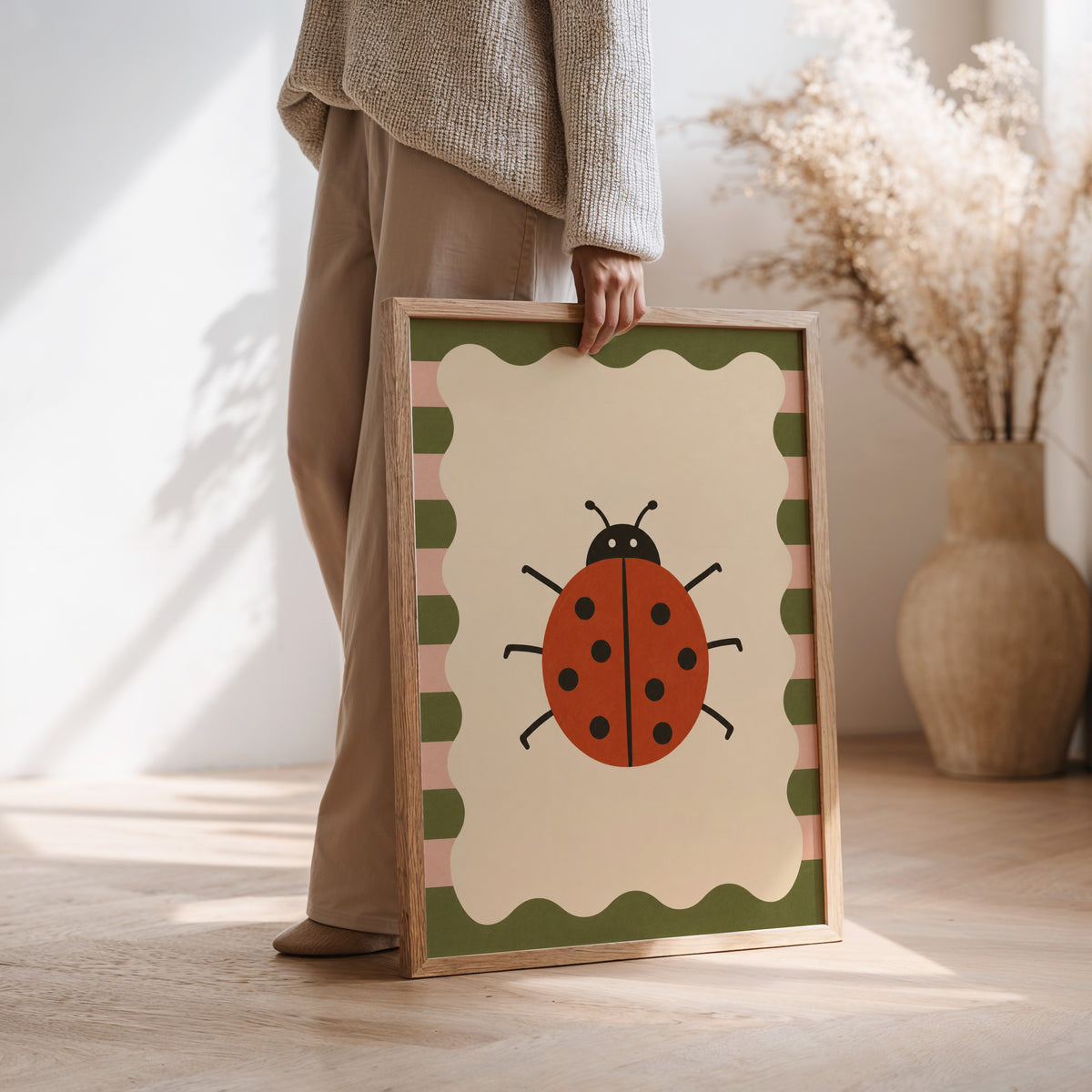Ladybug Wall Art Poster