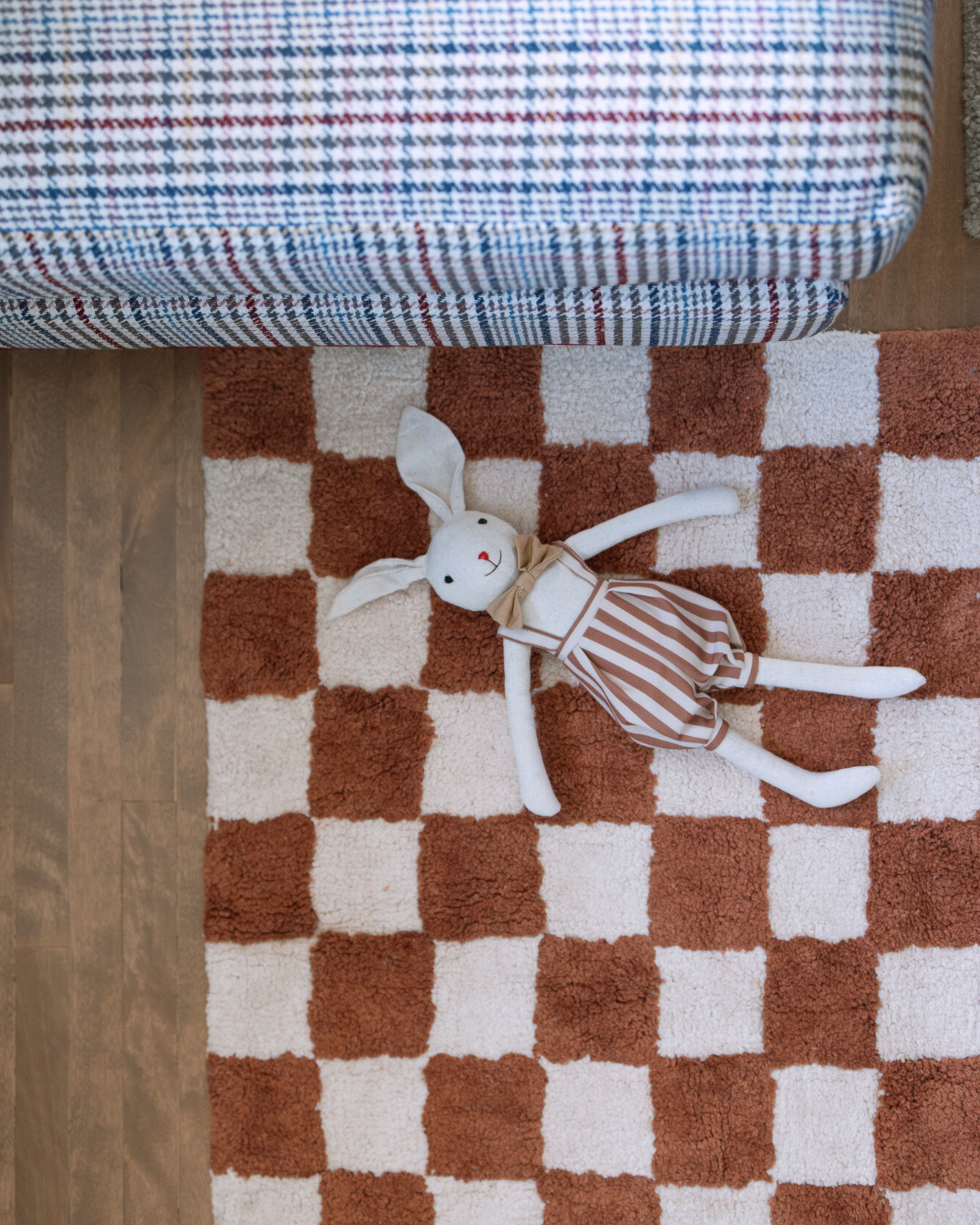 Rustic Check Rug