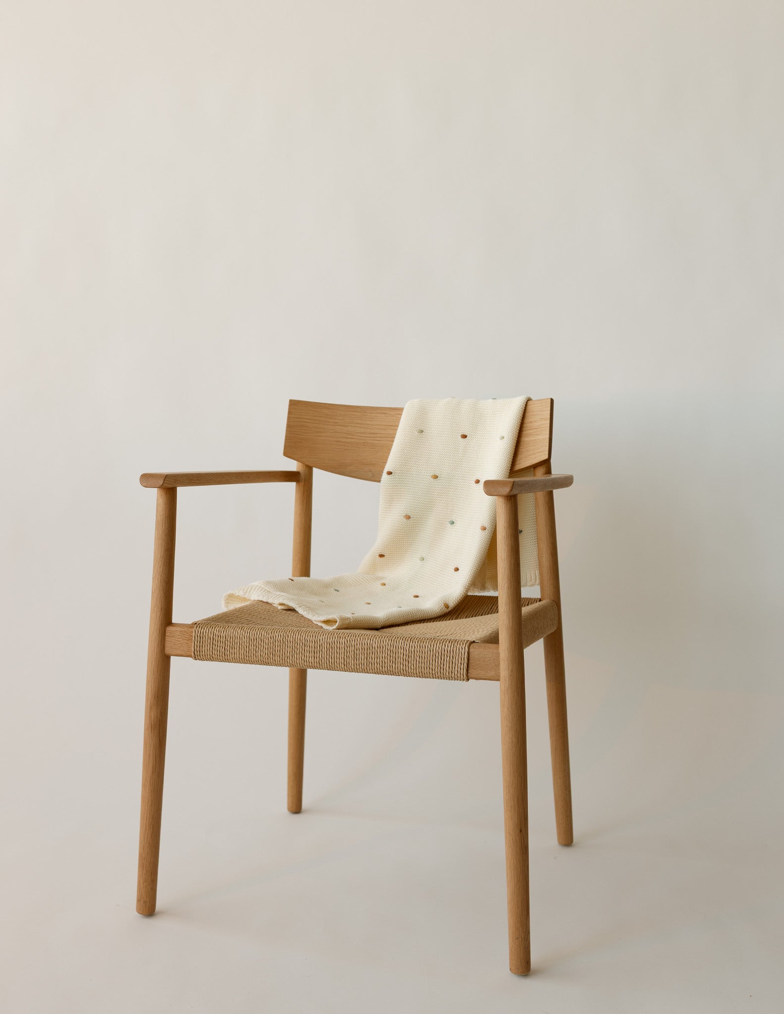 Pom-Pom Cotton Baby Blanket