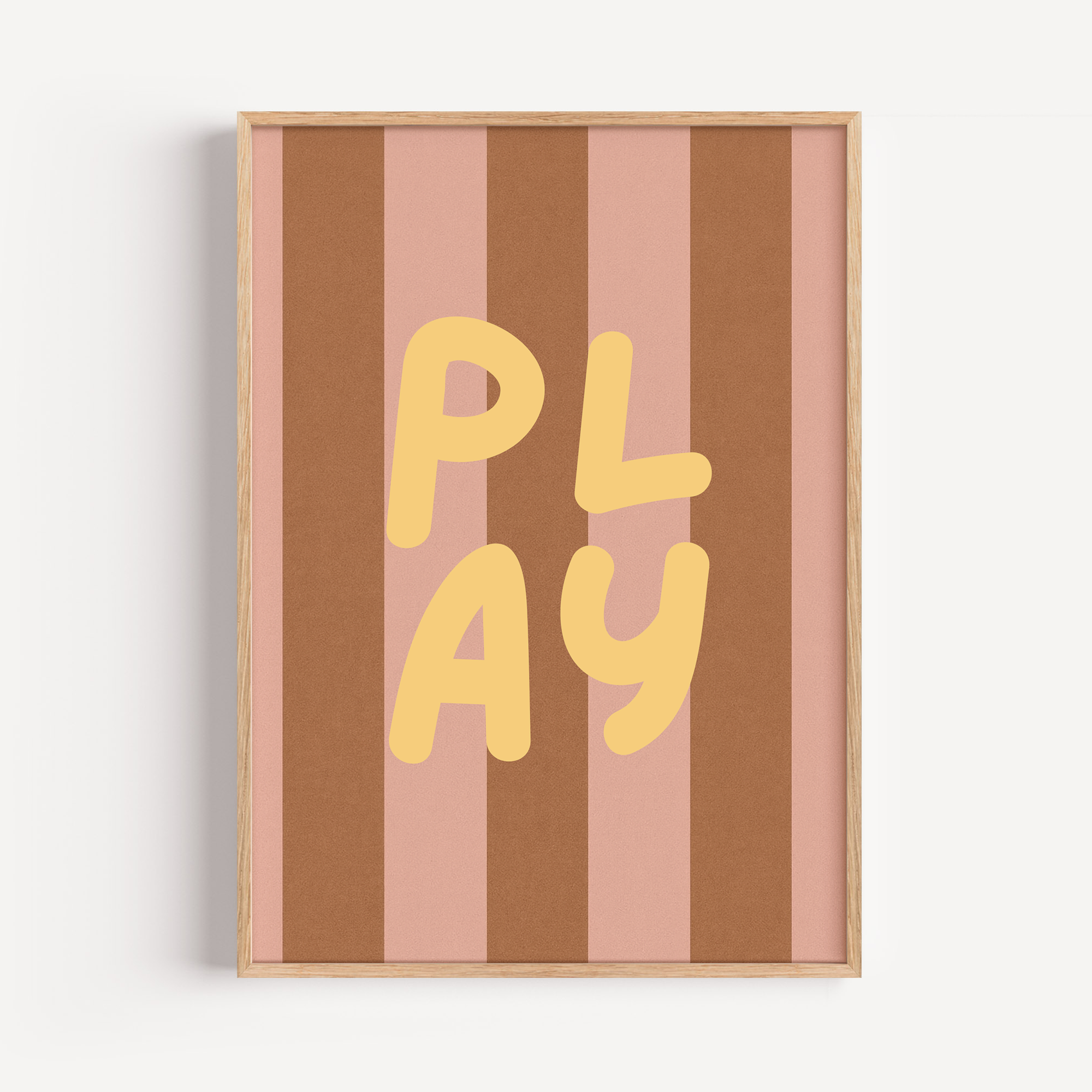 PLAY Striped Poster