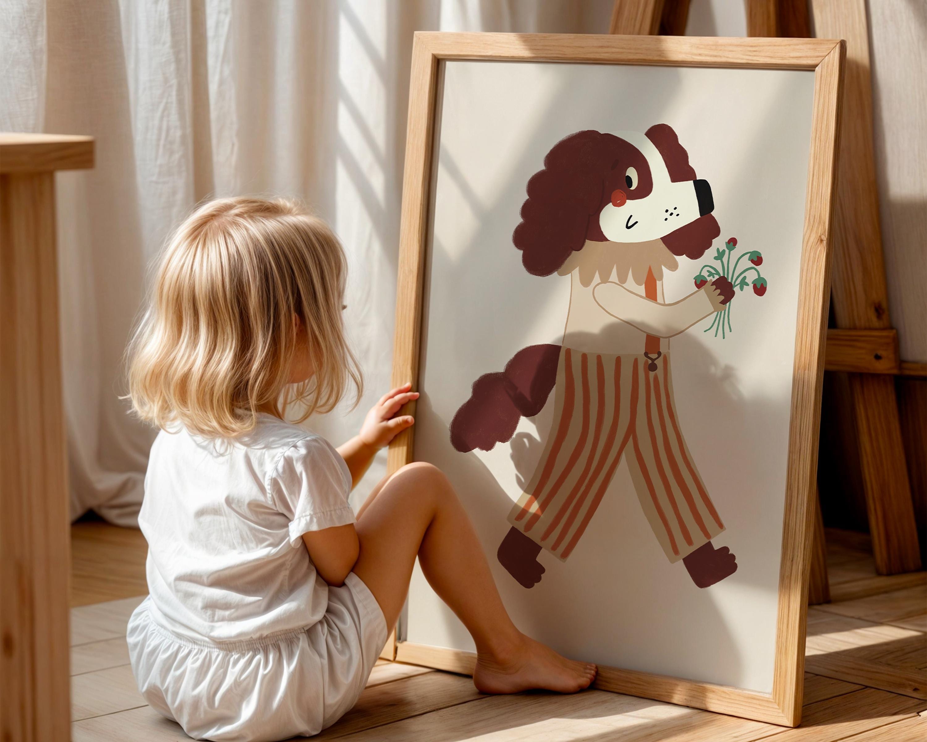 Whimsical Dog Poster