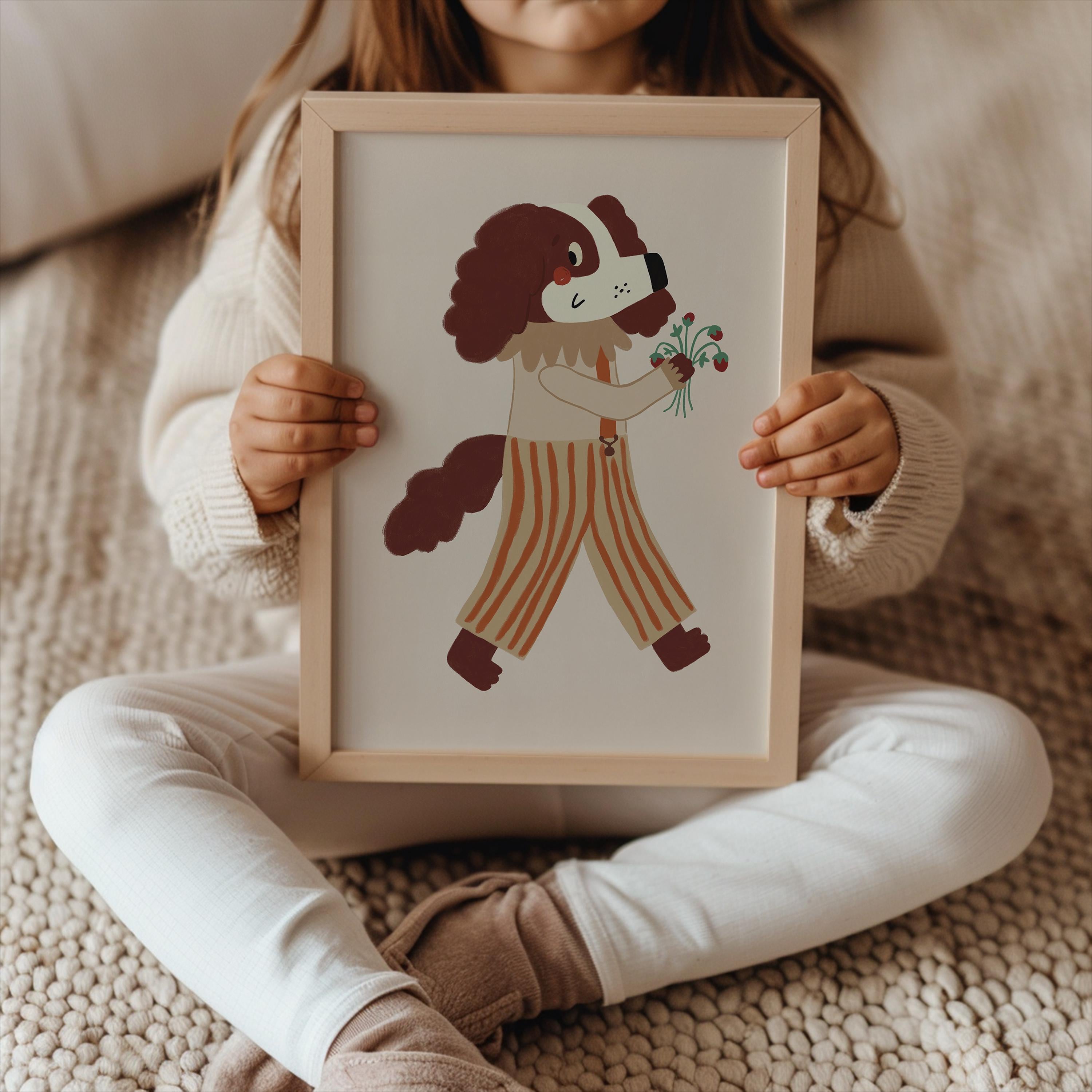Whimsical Dog Poster