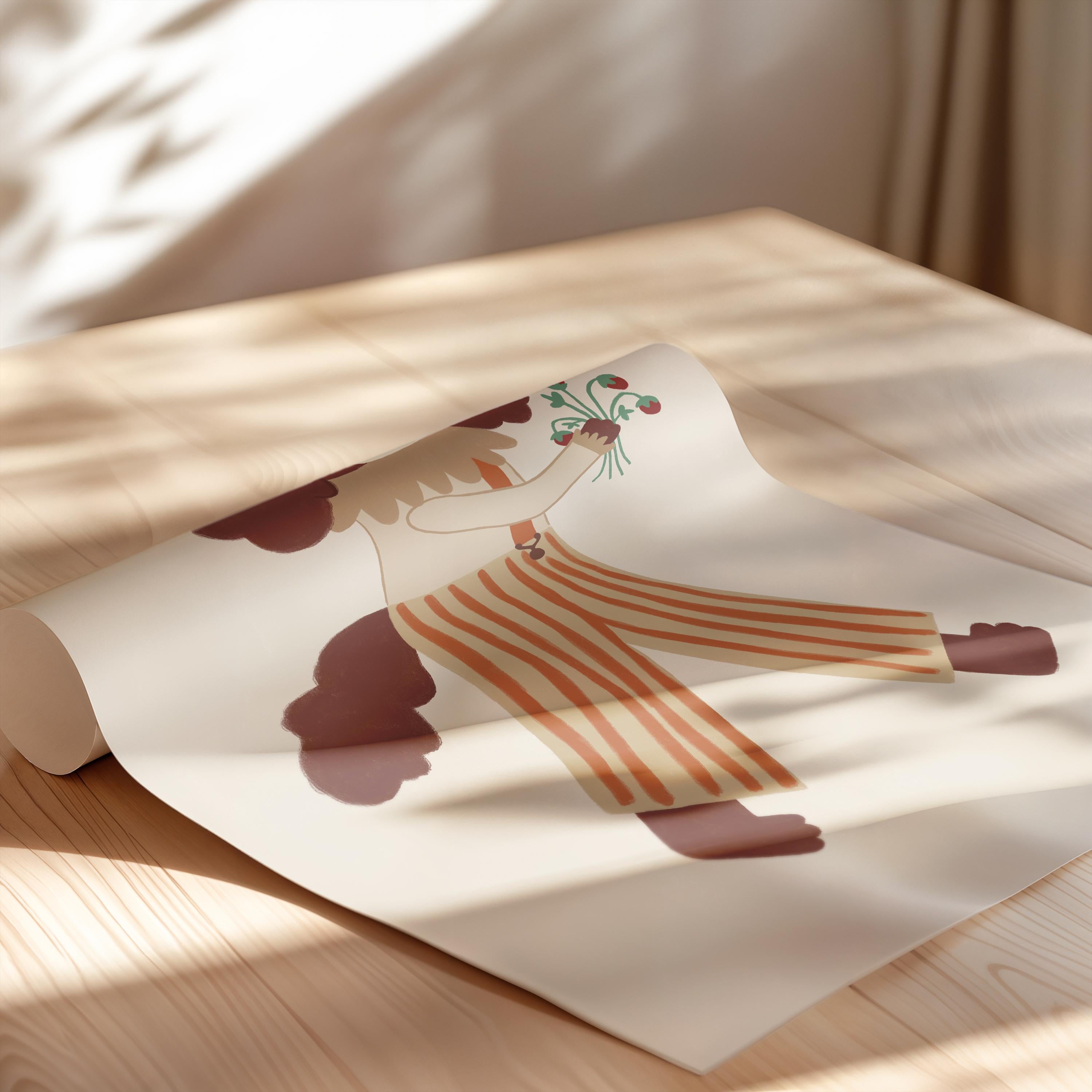 Whimsical Dog Poster