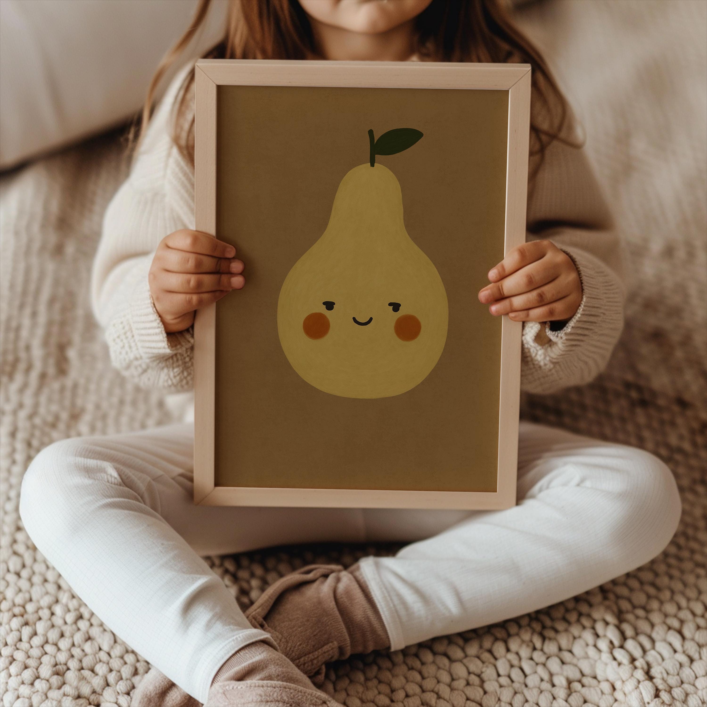 Cute Pear Poster