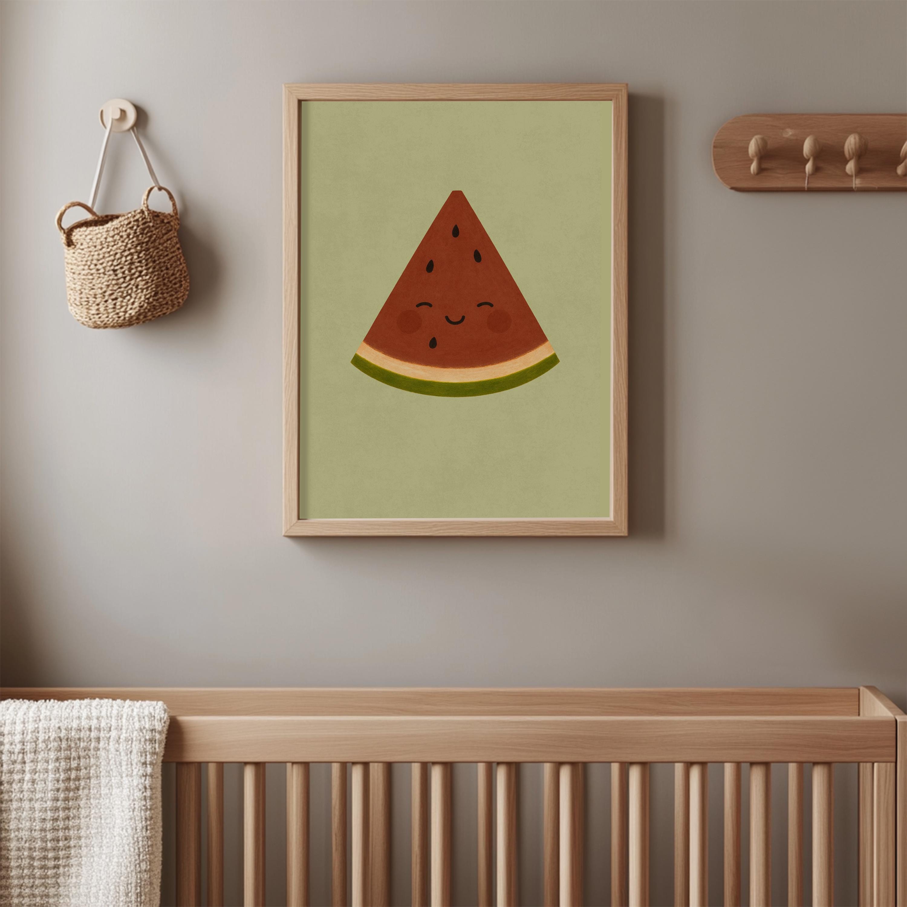 Smiling Watermelon Poster