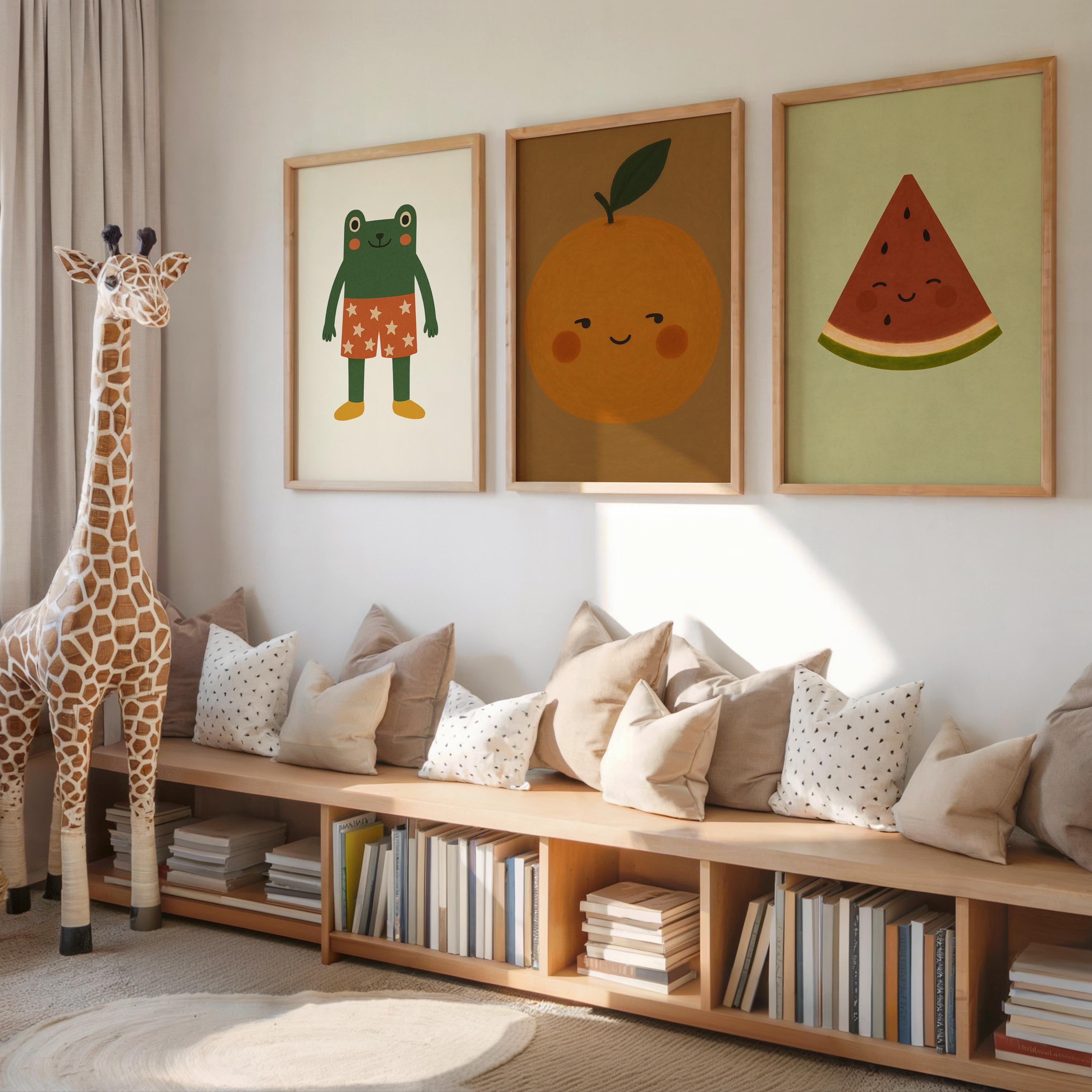 Smiling Watermelon Poster