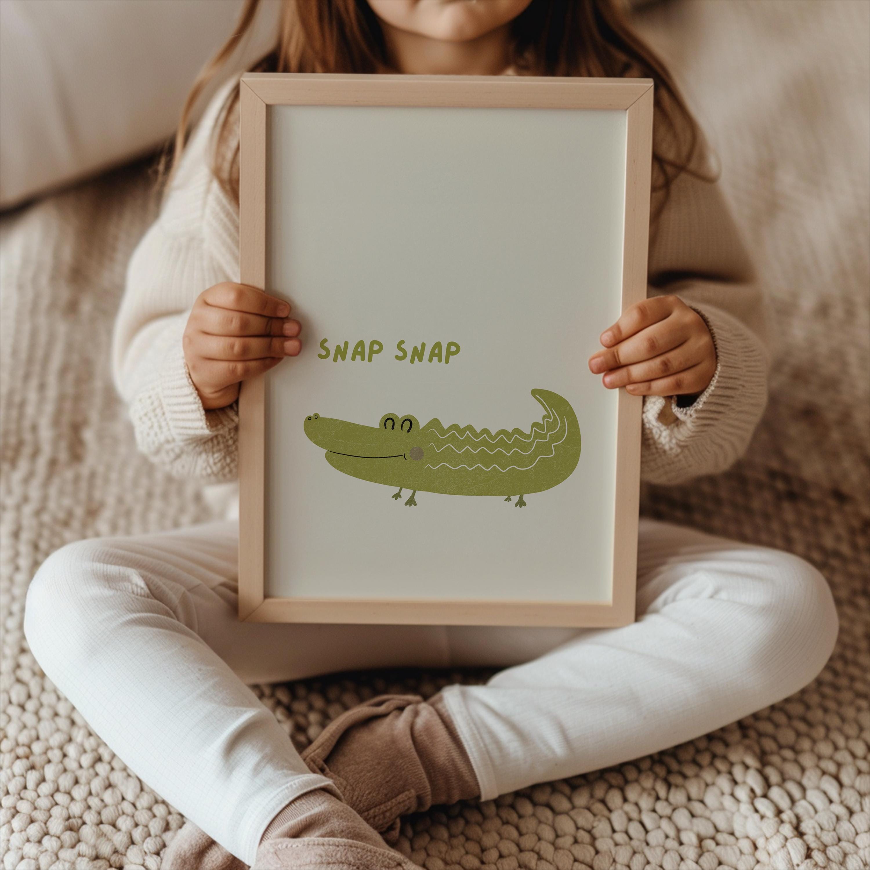 Crocodile Snap Poster