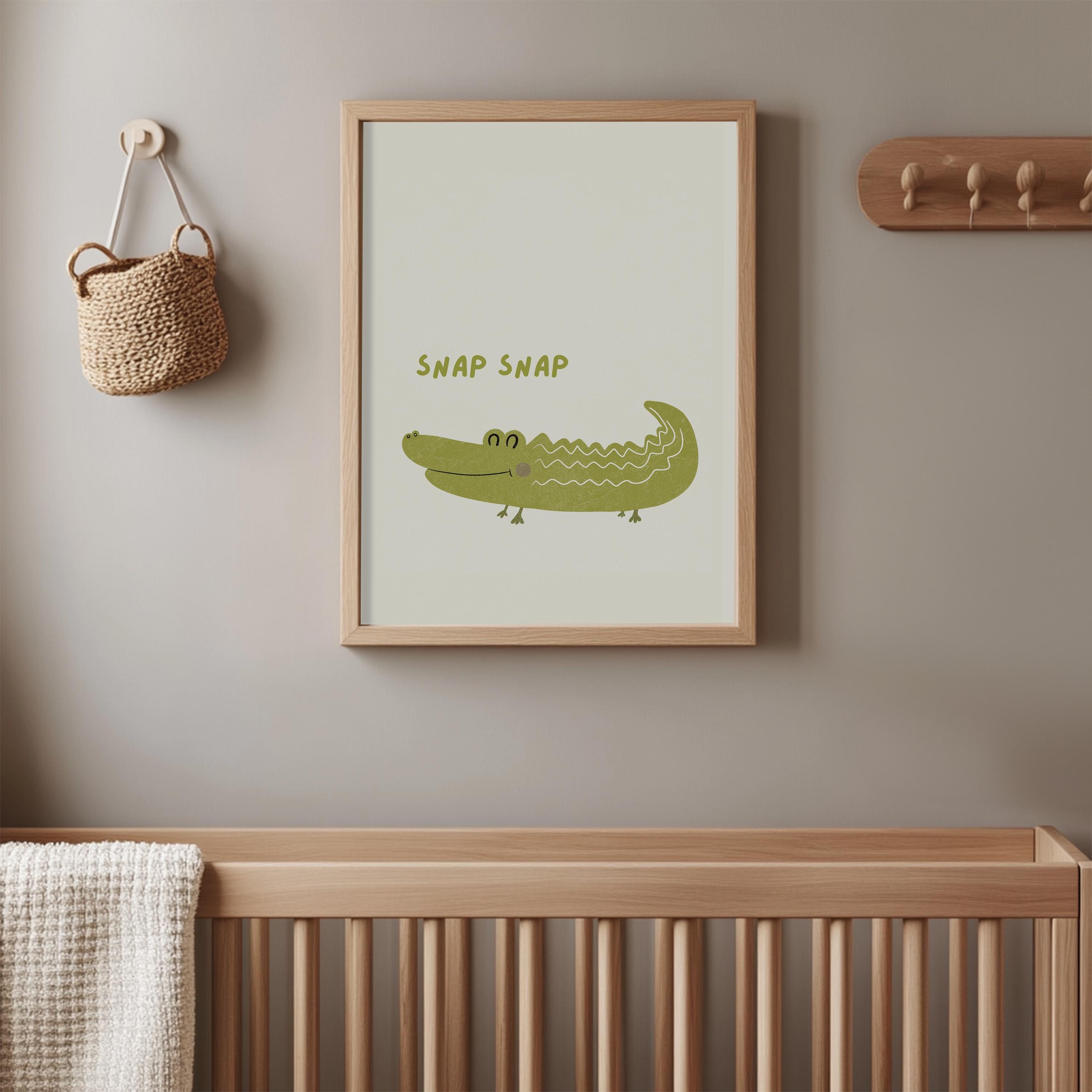 Crocodile Snap Poster