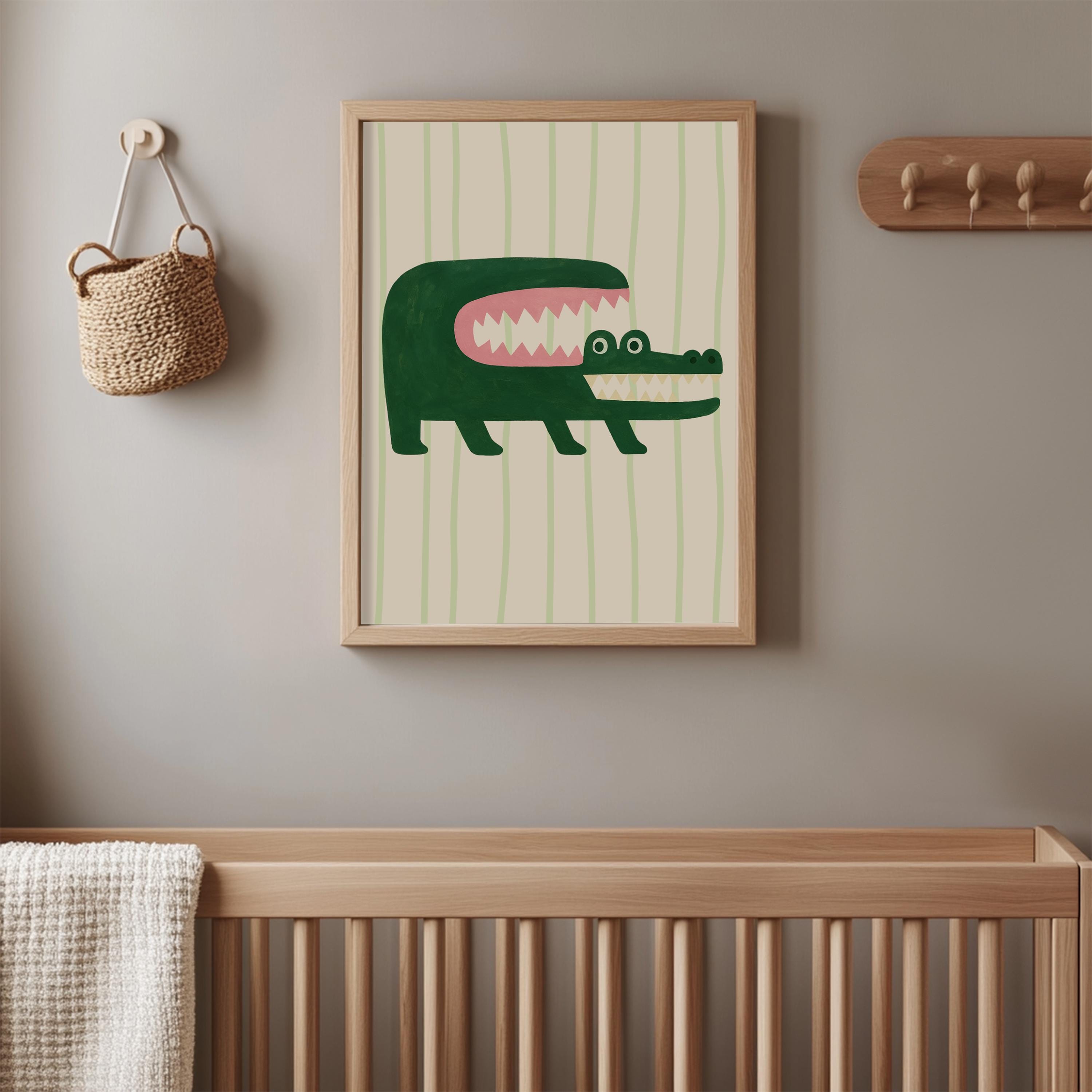 Funny Crocodile Poster