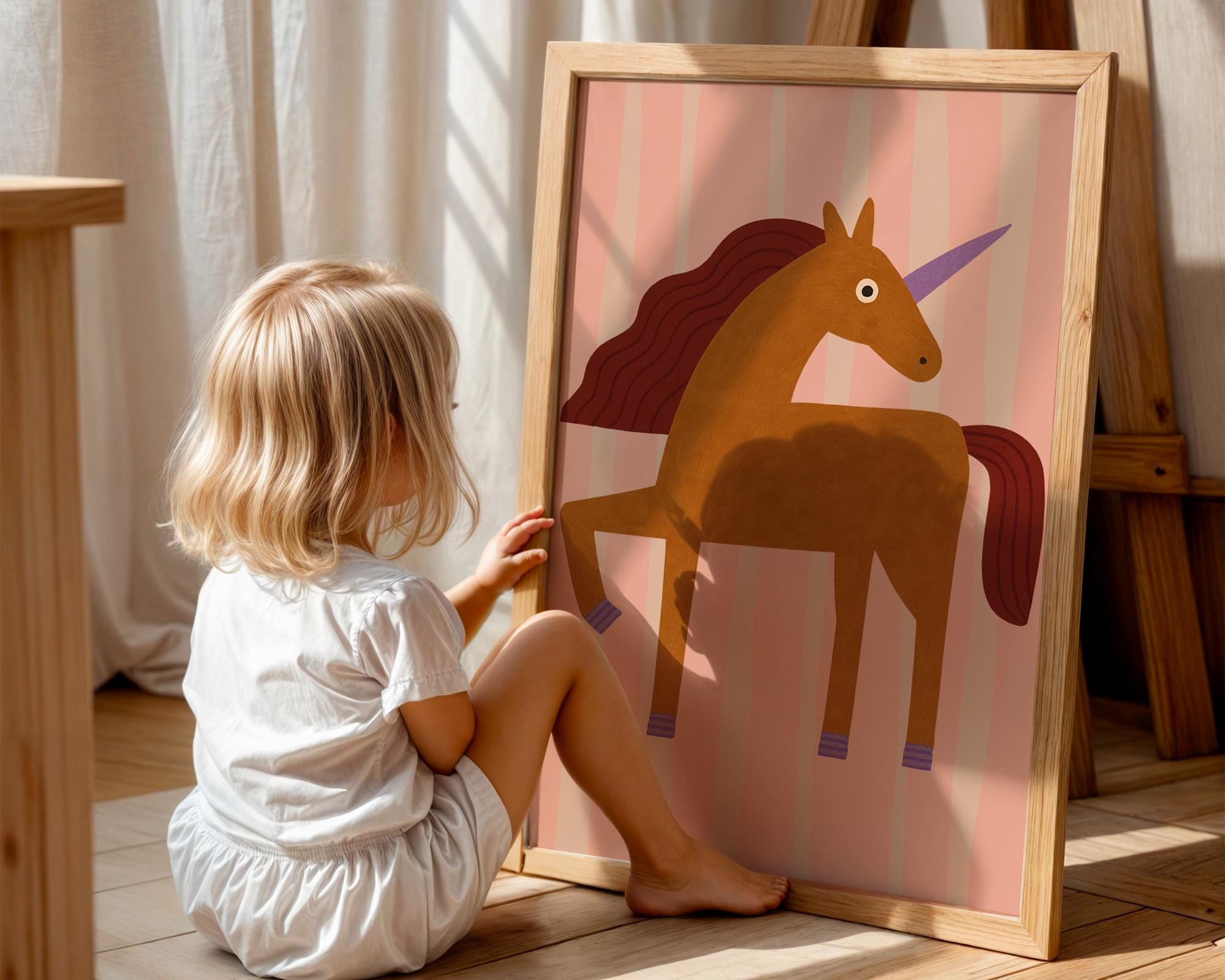 Whimsical Unicorn Poster