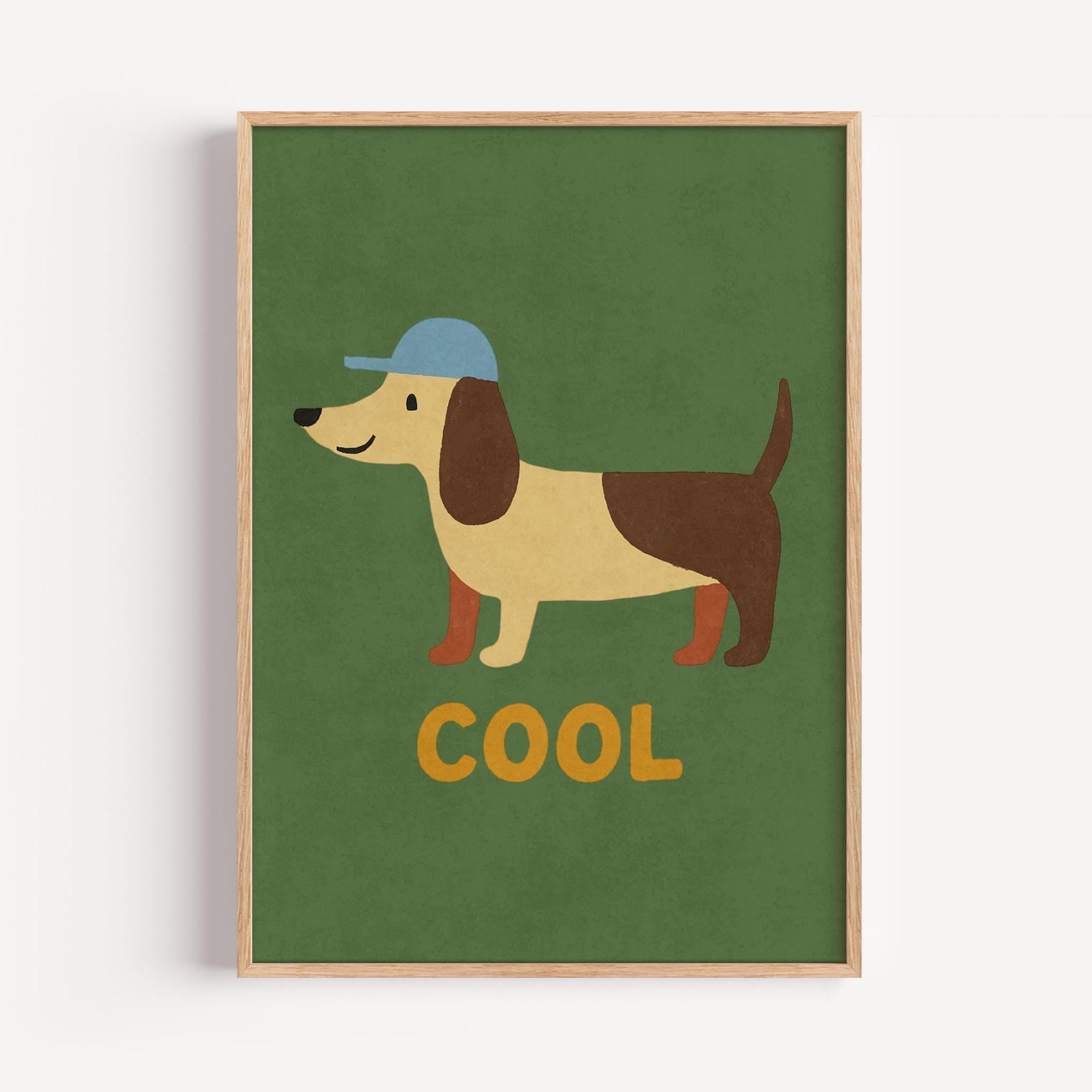 Cool Dachshund Rolled Poster