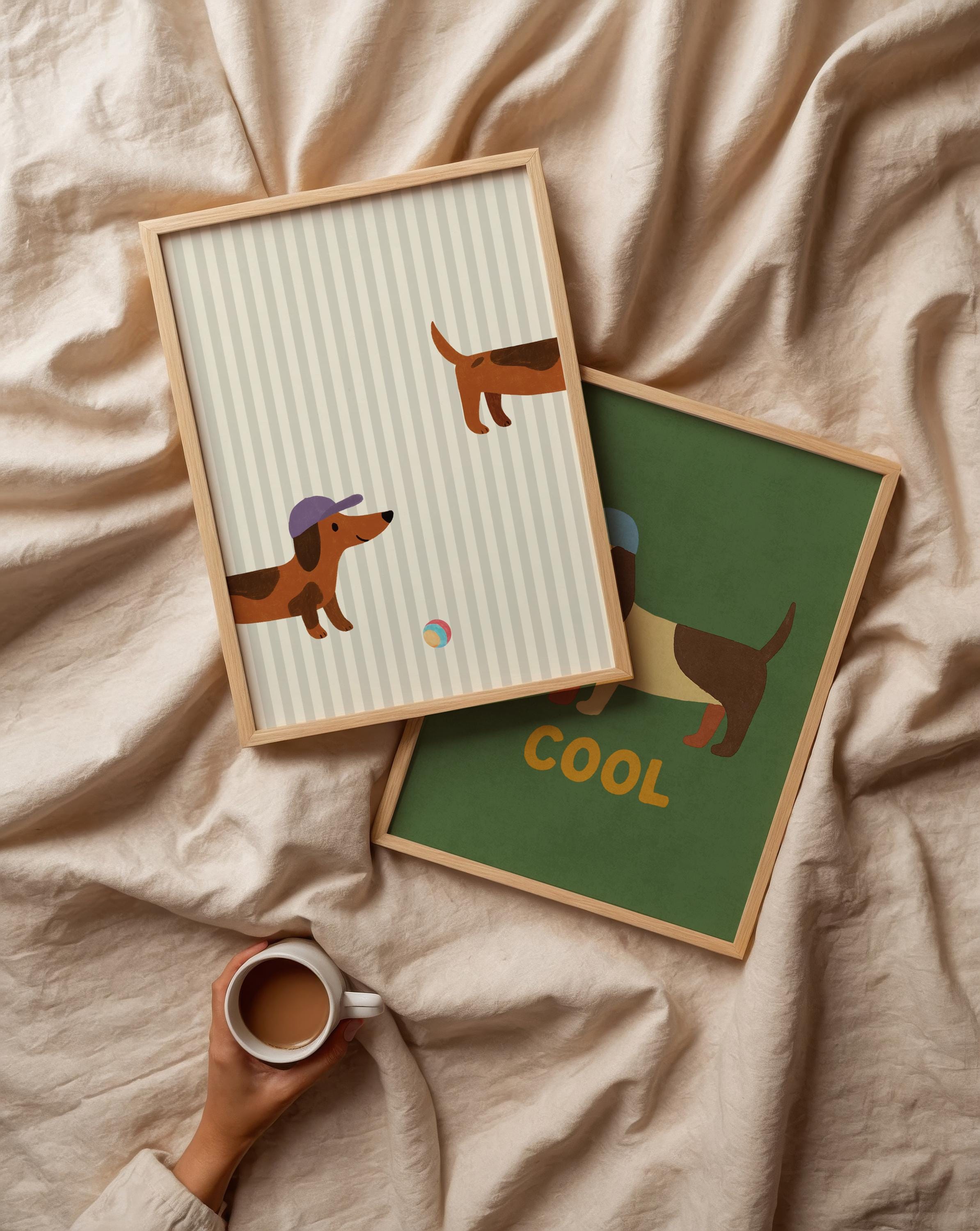 Cool Dachshund Rolled Poster