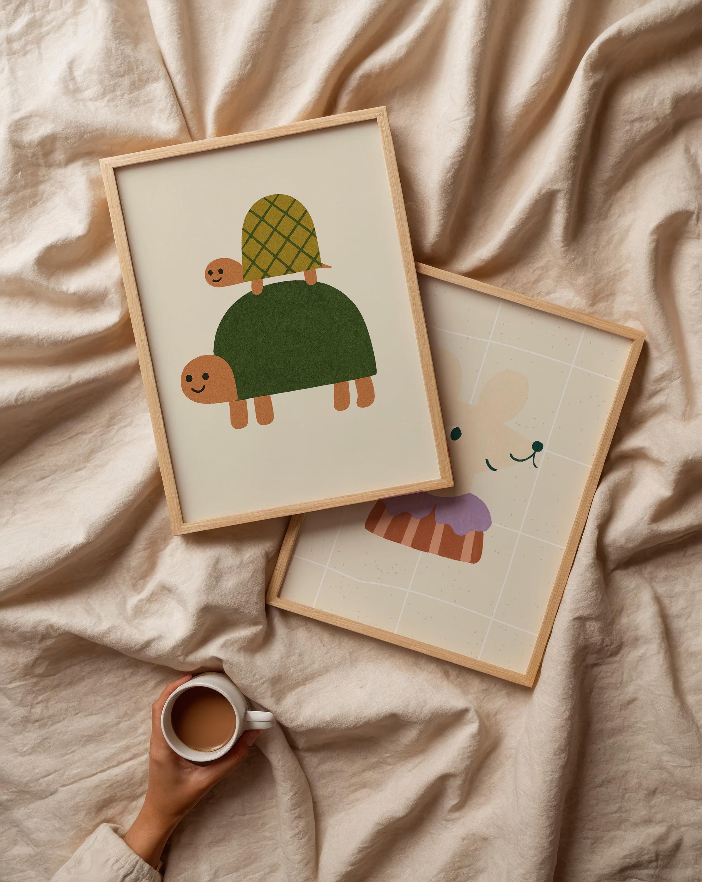 Smiling Turtle Poster