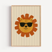 Cool Lion Poster