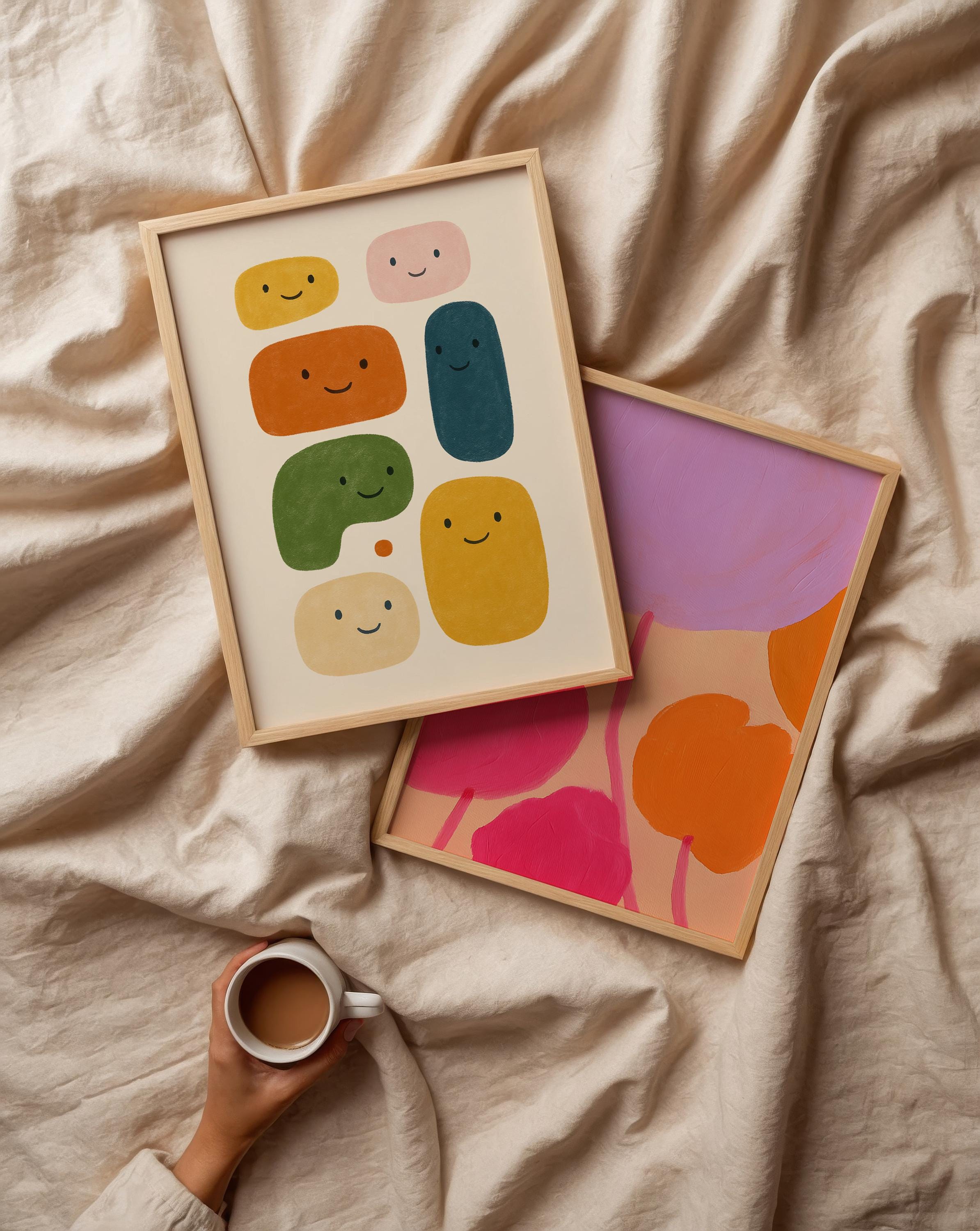 Abstract Floral Art Print Poster