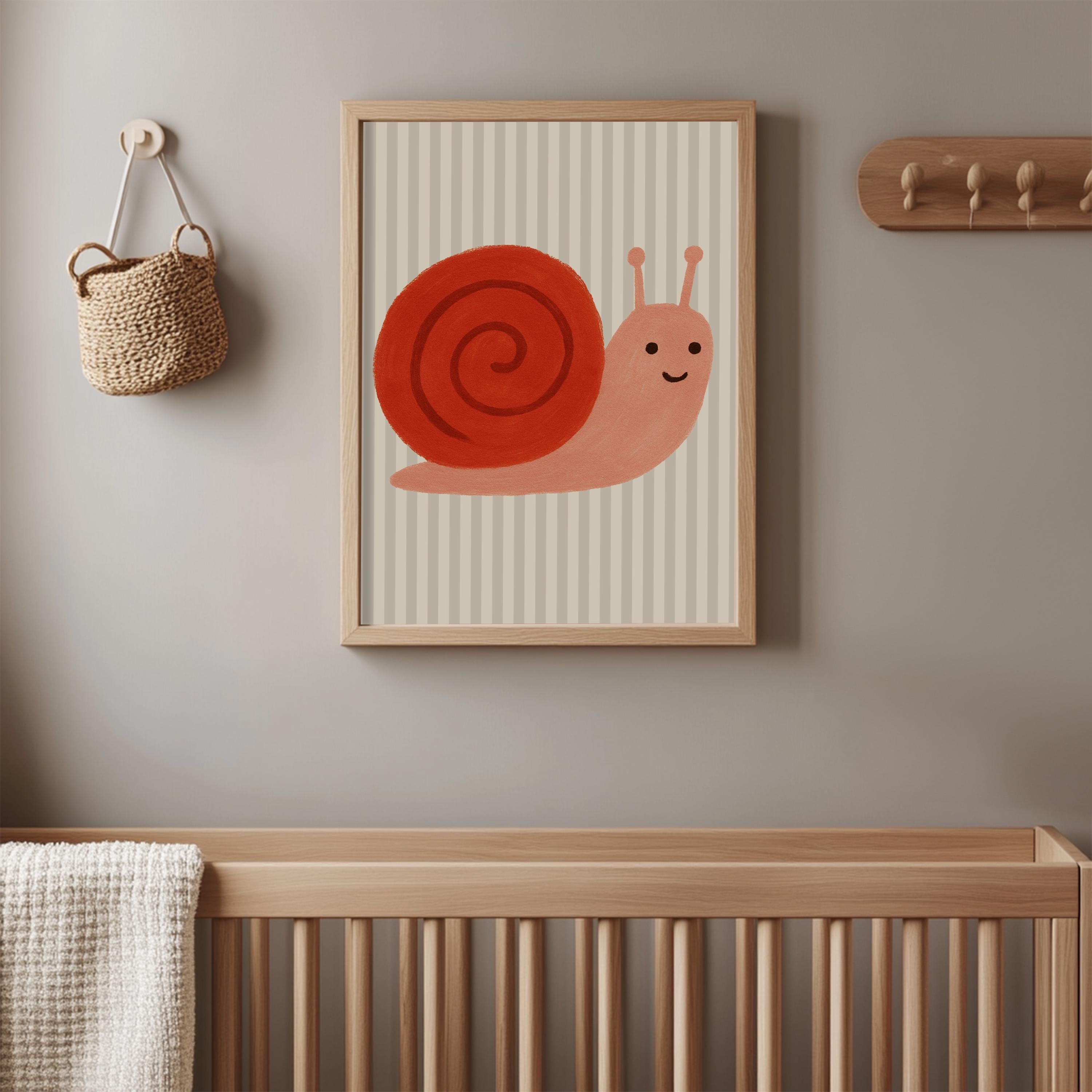Happy Snail Poster