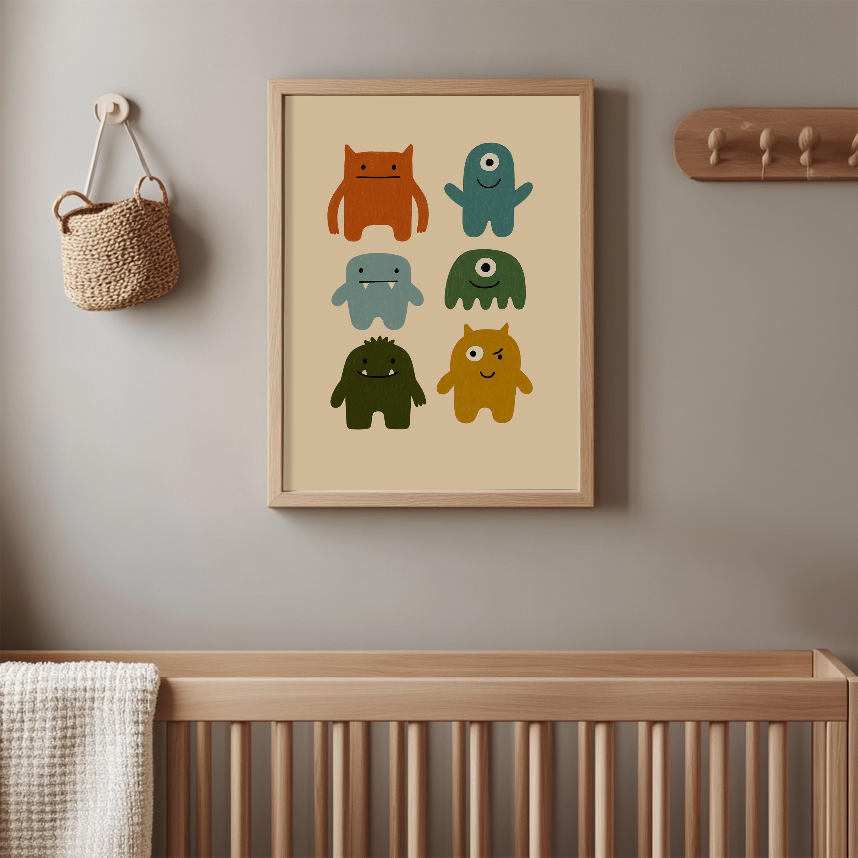 Smiling Blob Print Poster