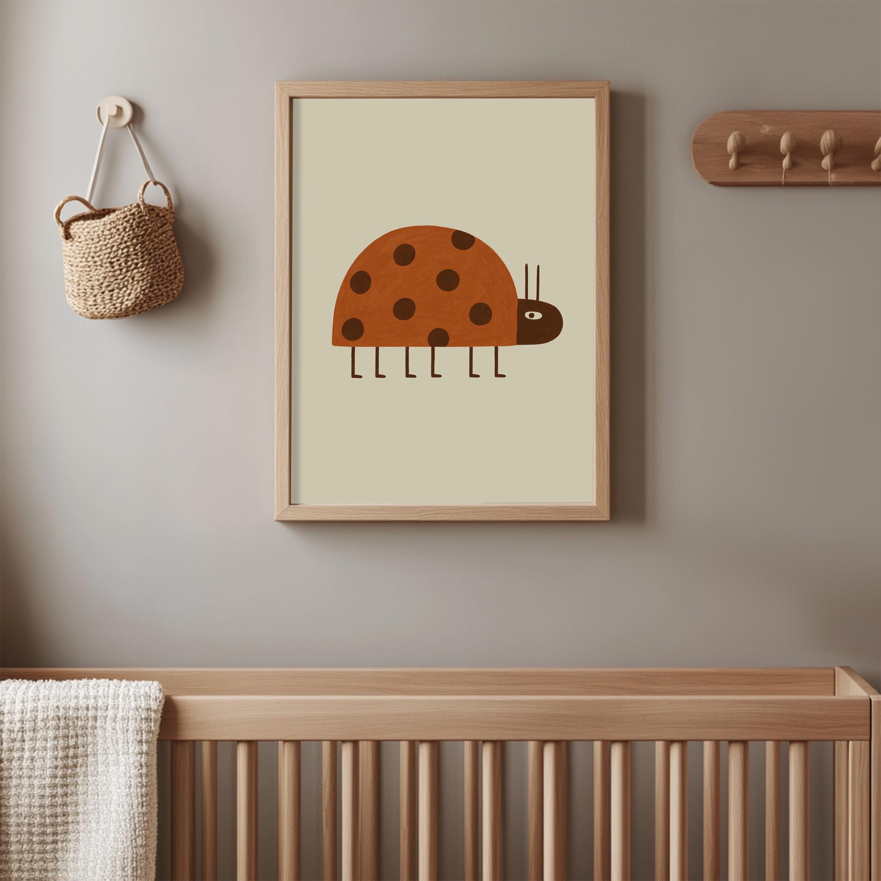 Minimalist Ladybug Poster