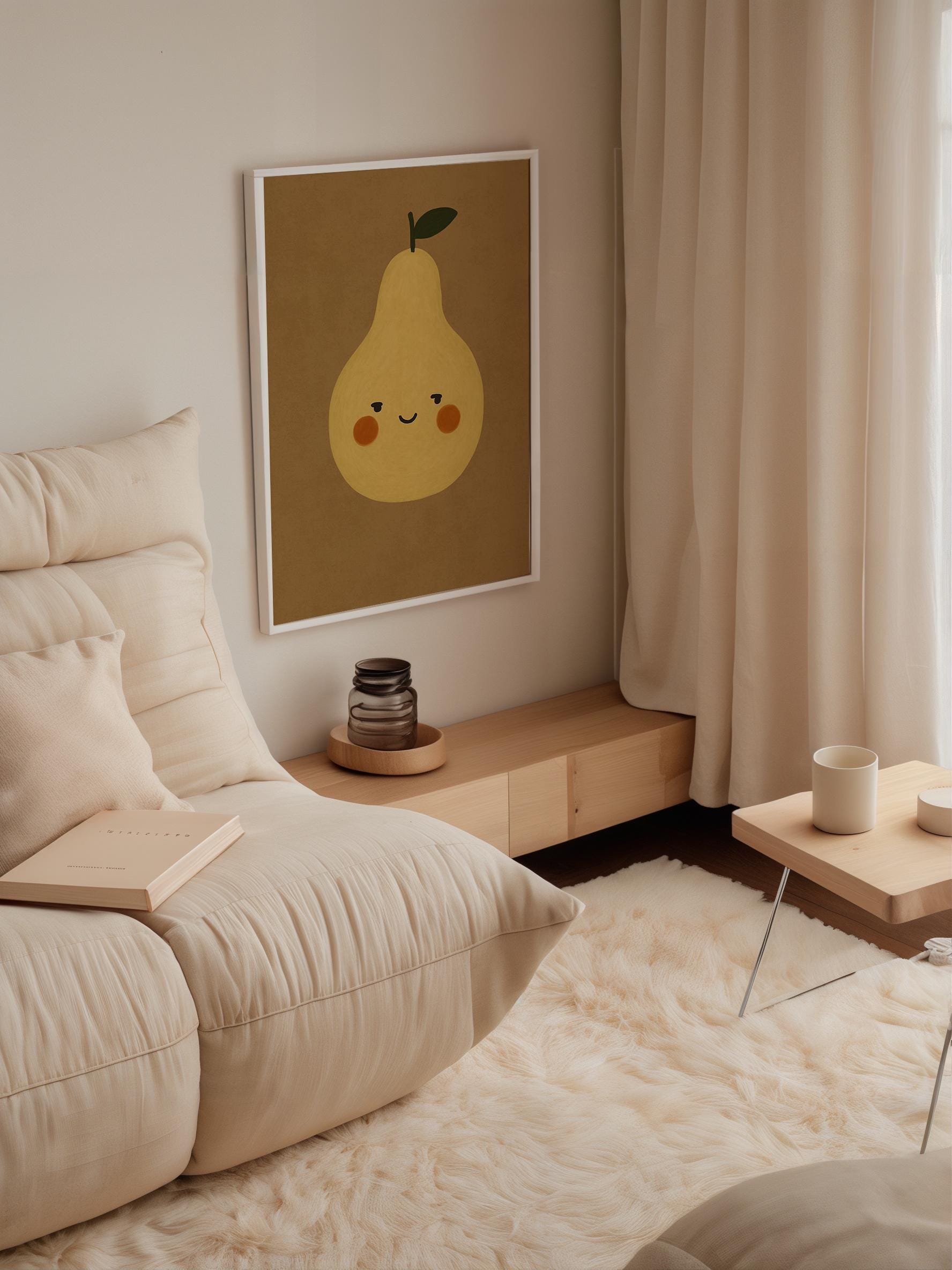 Cute Pear Poster