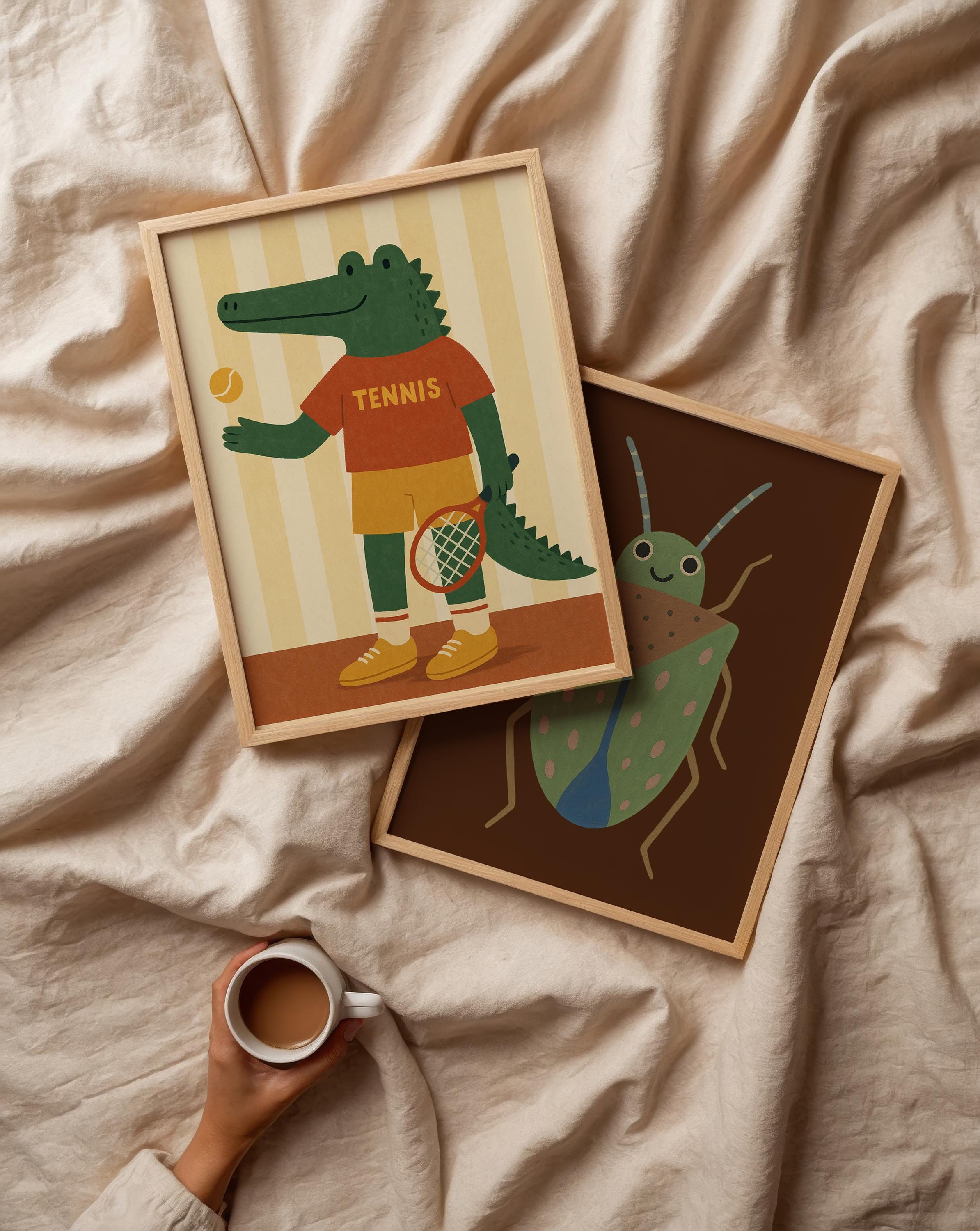 Smiling Bug Wall Art Poster