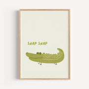 Crocodile Snap Poster