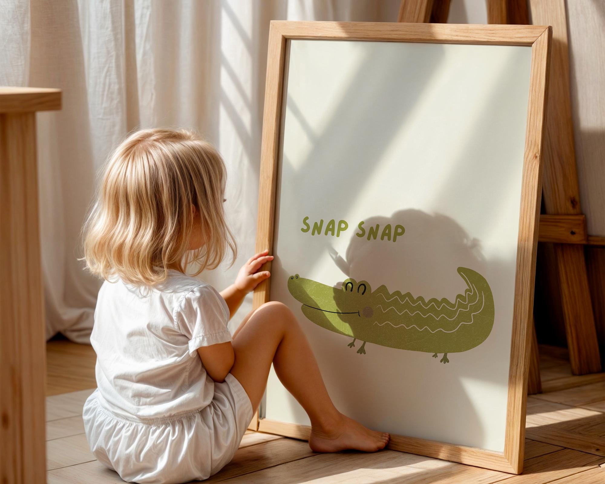 Crocodile Snap Poster