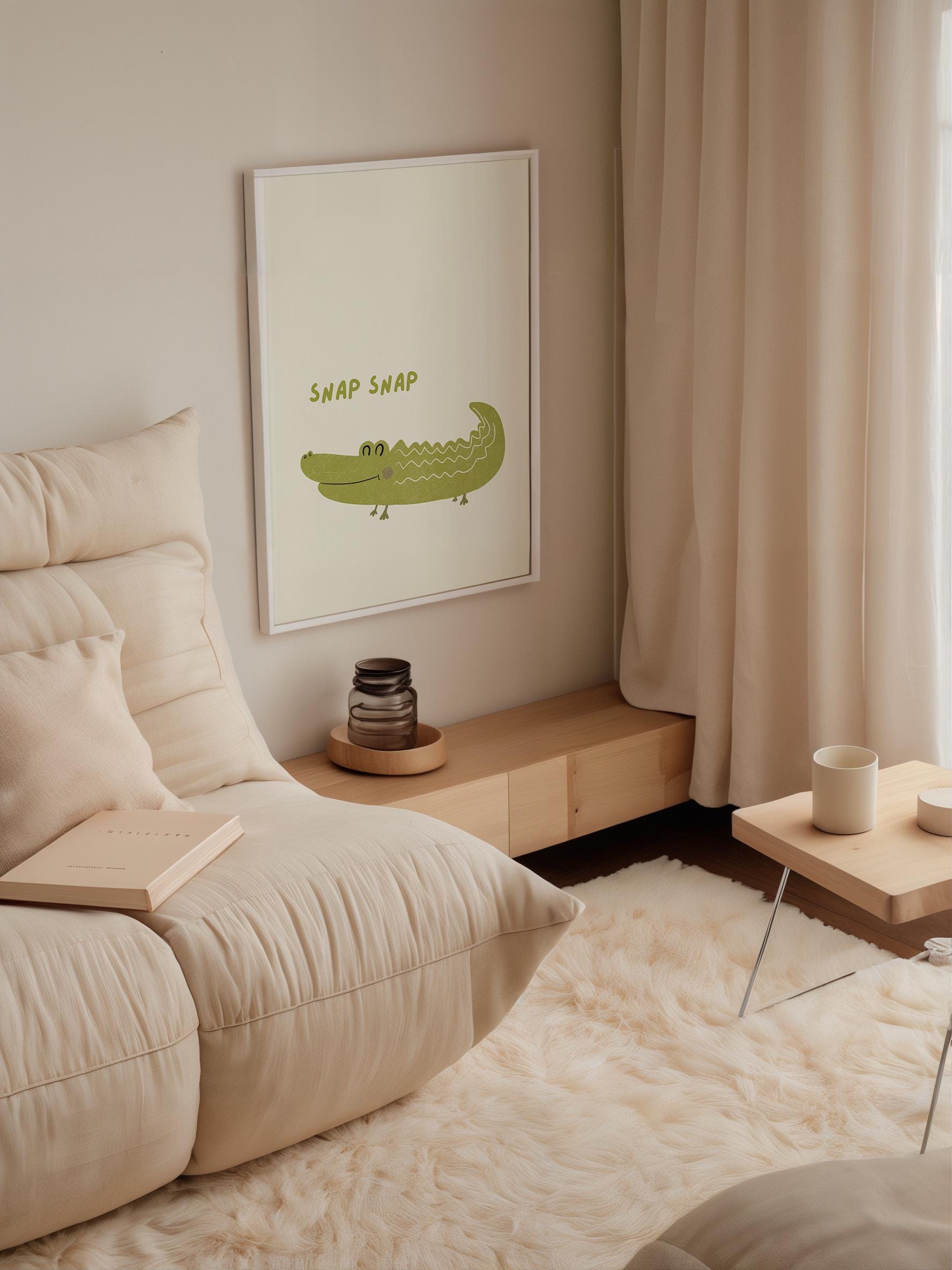 Crocodile Snap Poster