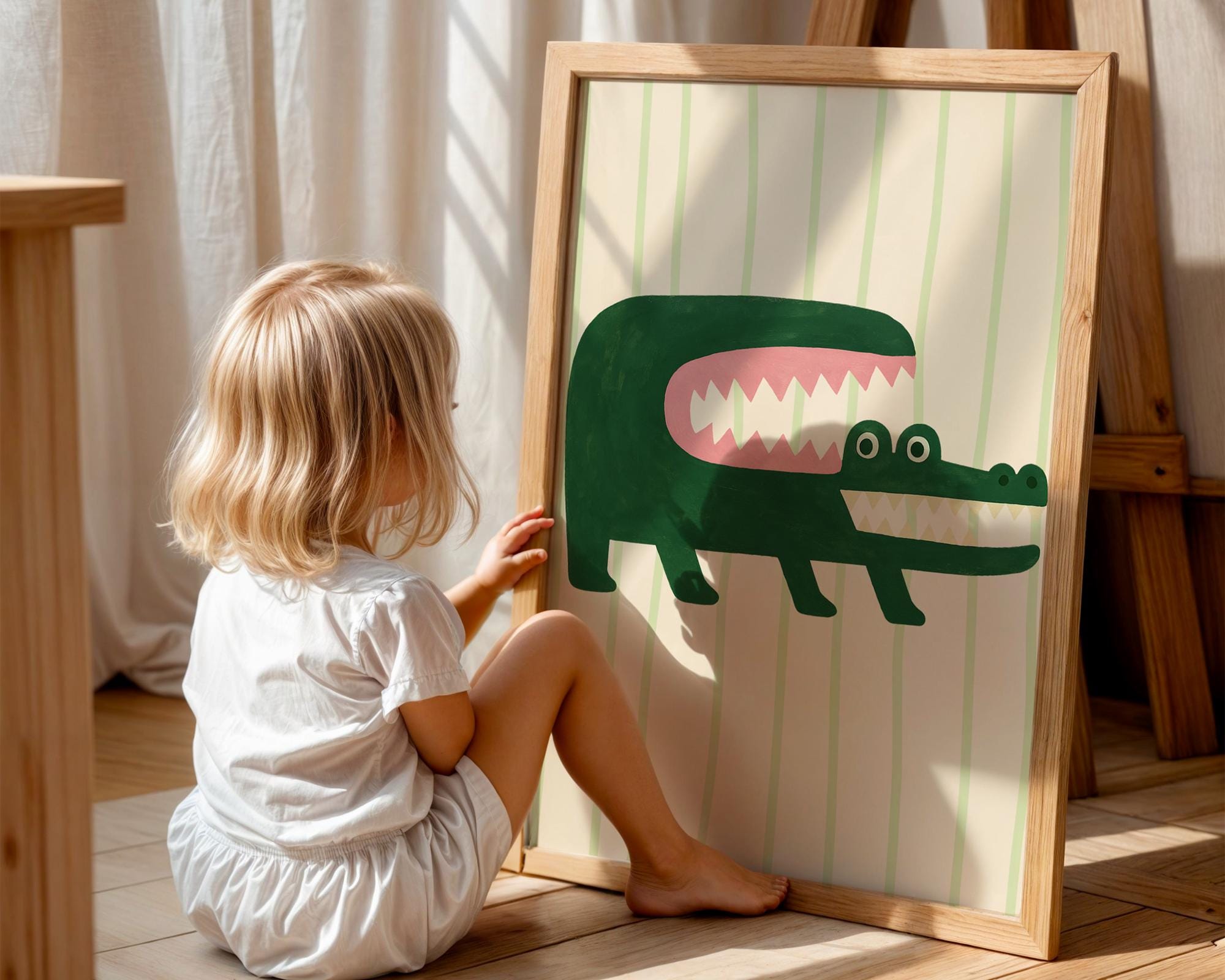 Funny Crocodile Poster