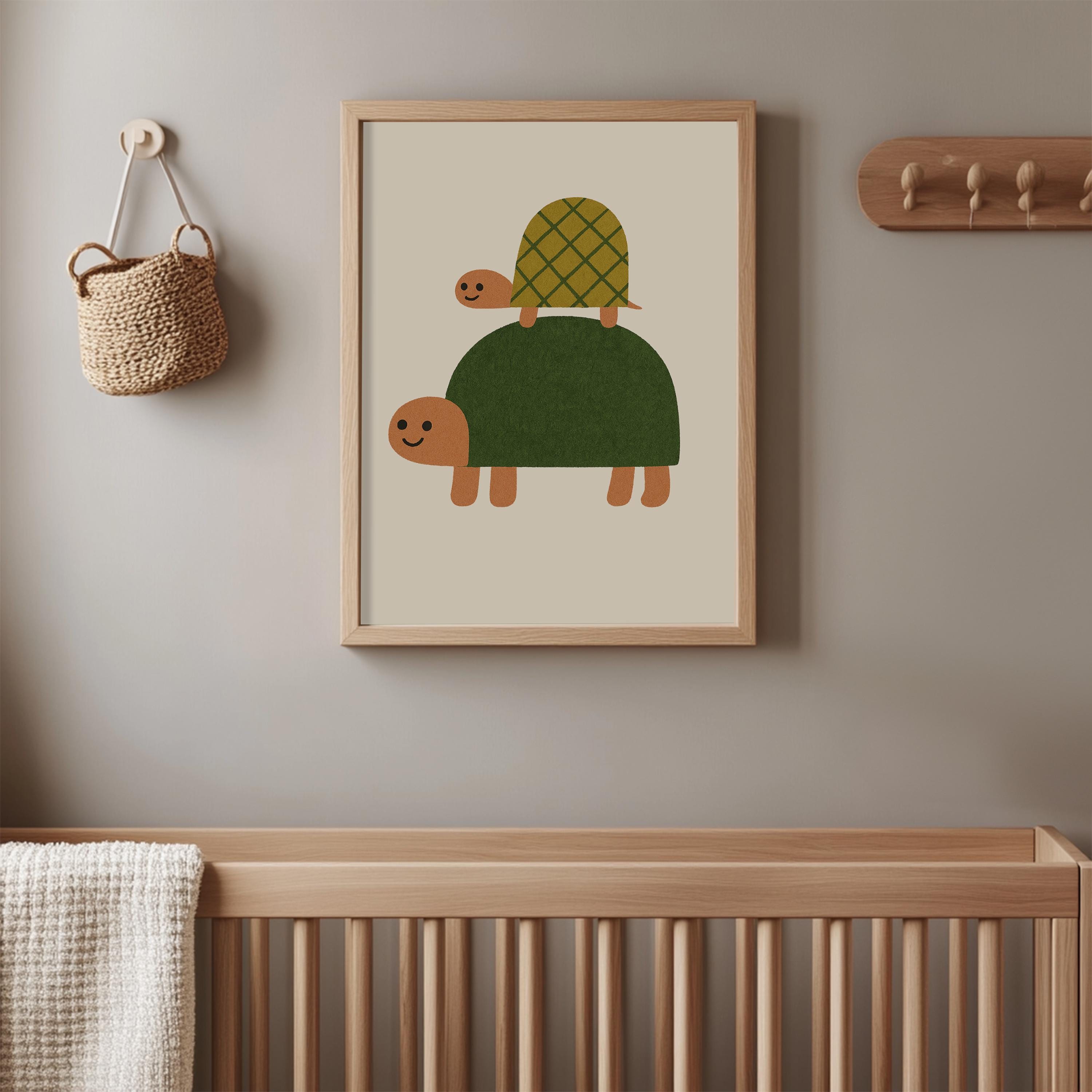 Smiling Turtle Poster