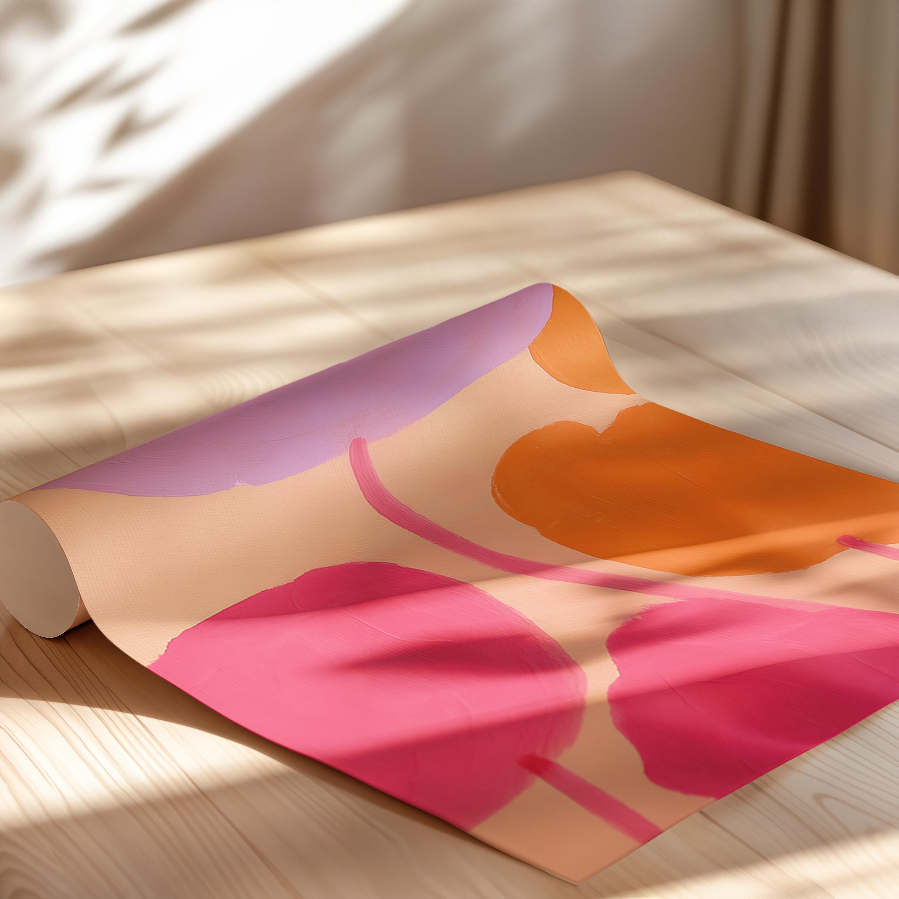 Abstract Floral Art Print Poster