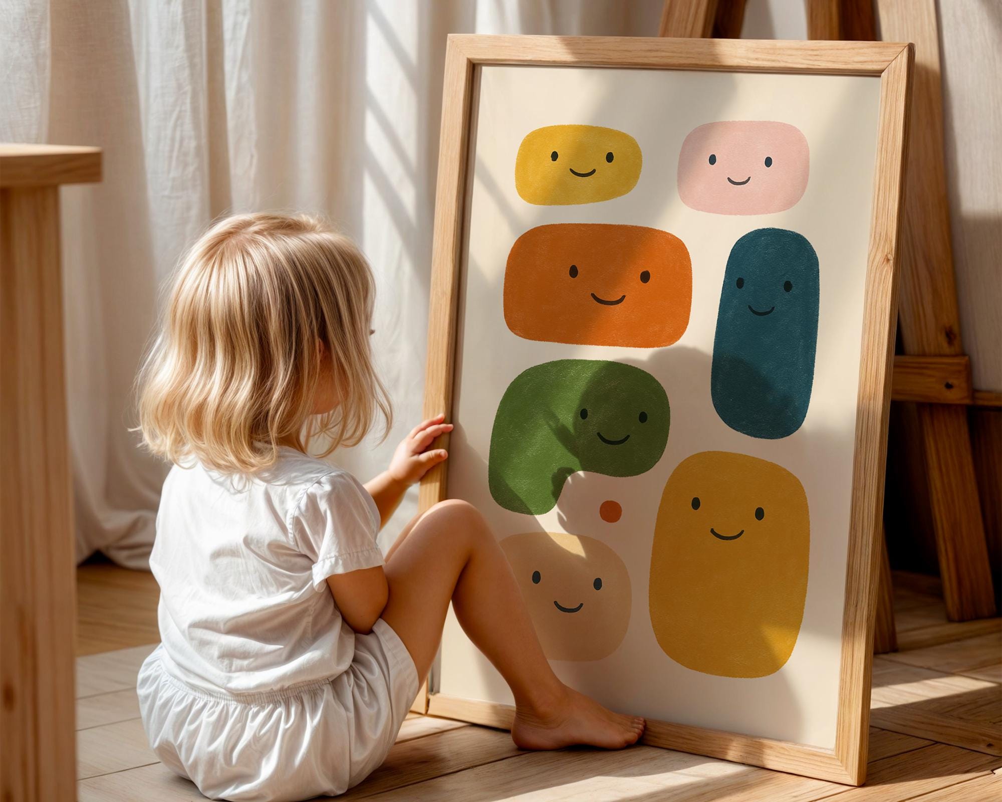 Smiling Blob Poster