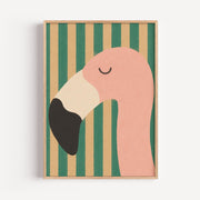 Minimalist Flamingo Poster