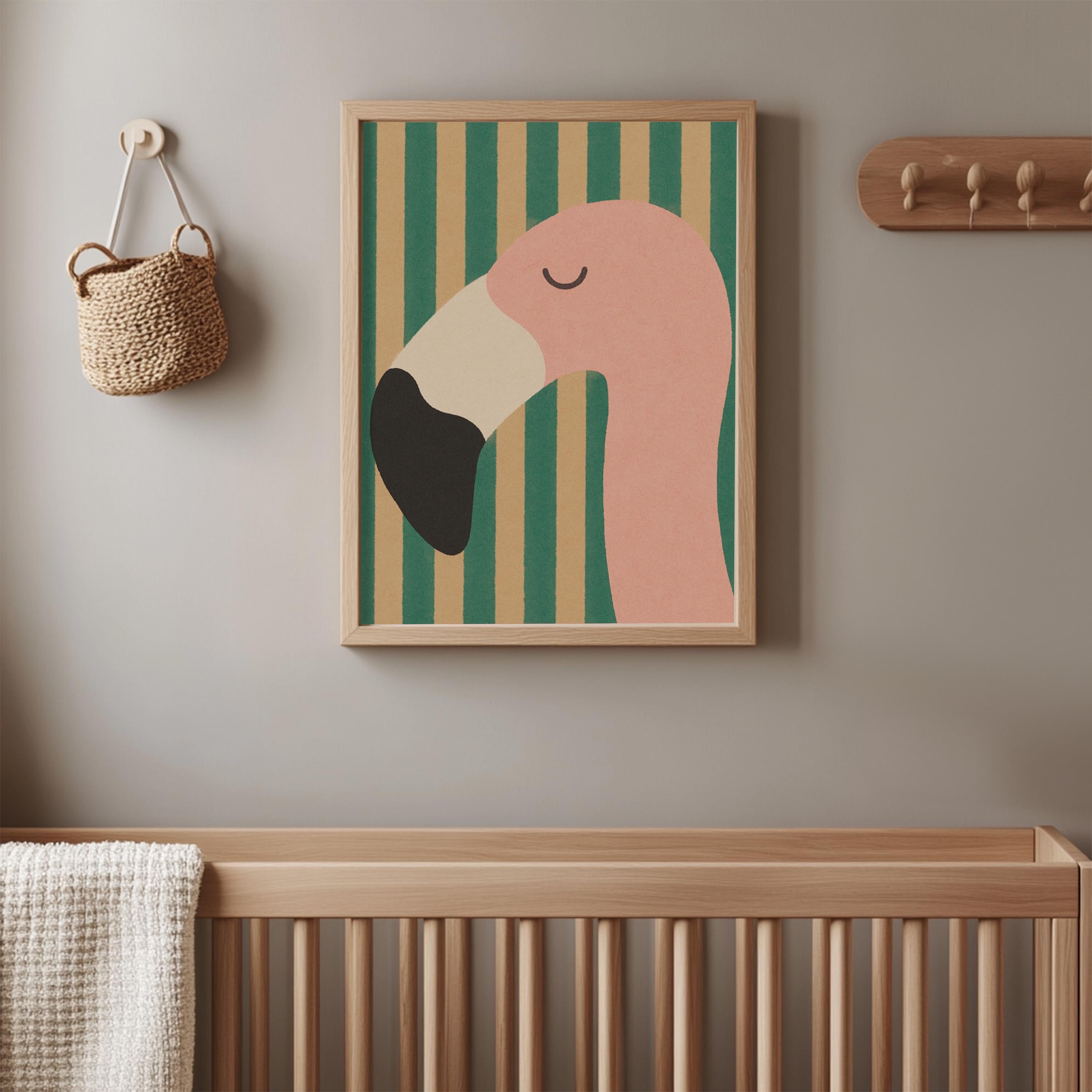 Minimalist Flamingo Poster