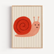 Happy Snail Poster