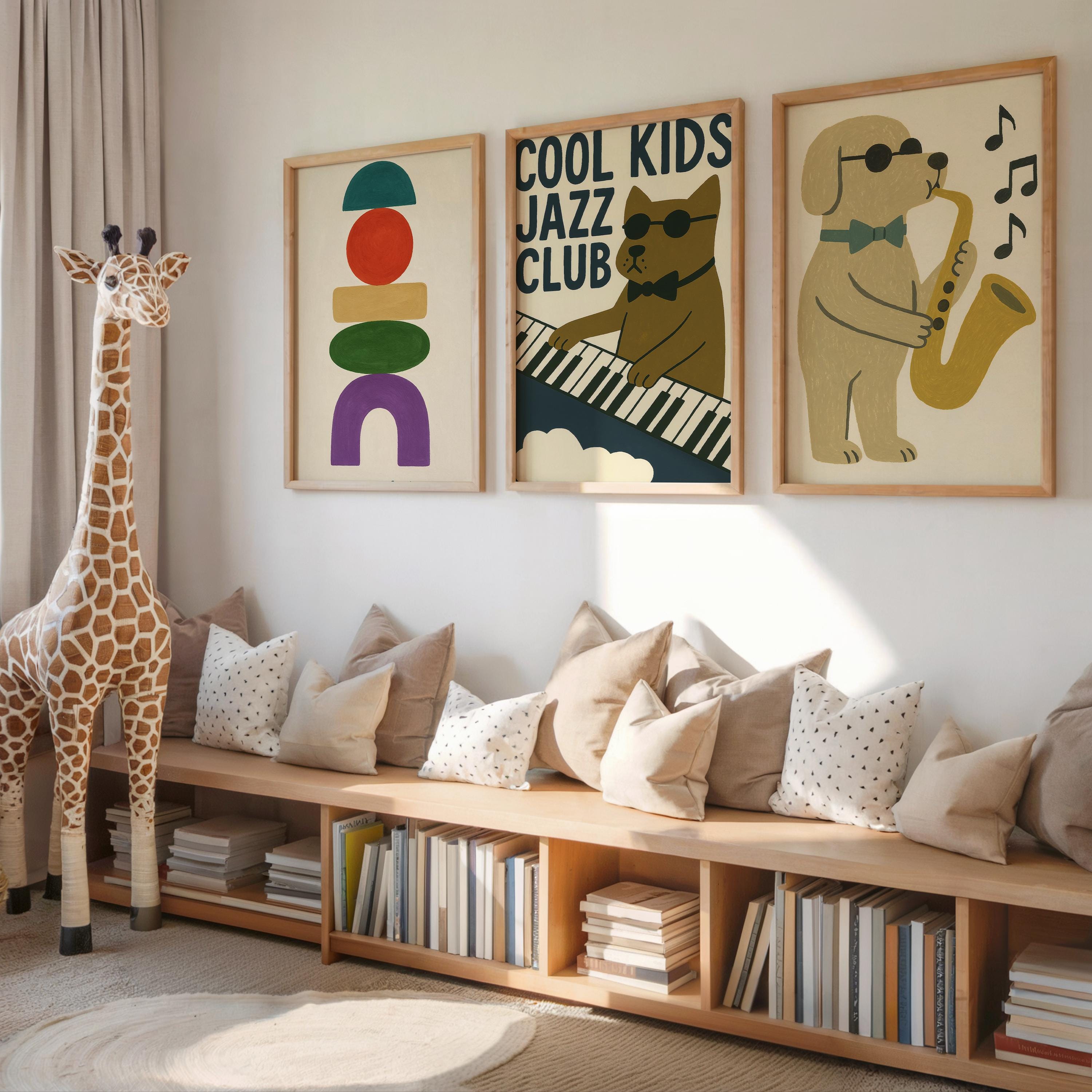 Abstract Geometric Shapes Poster