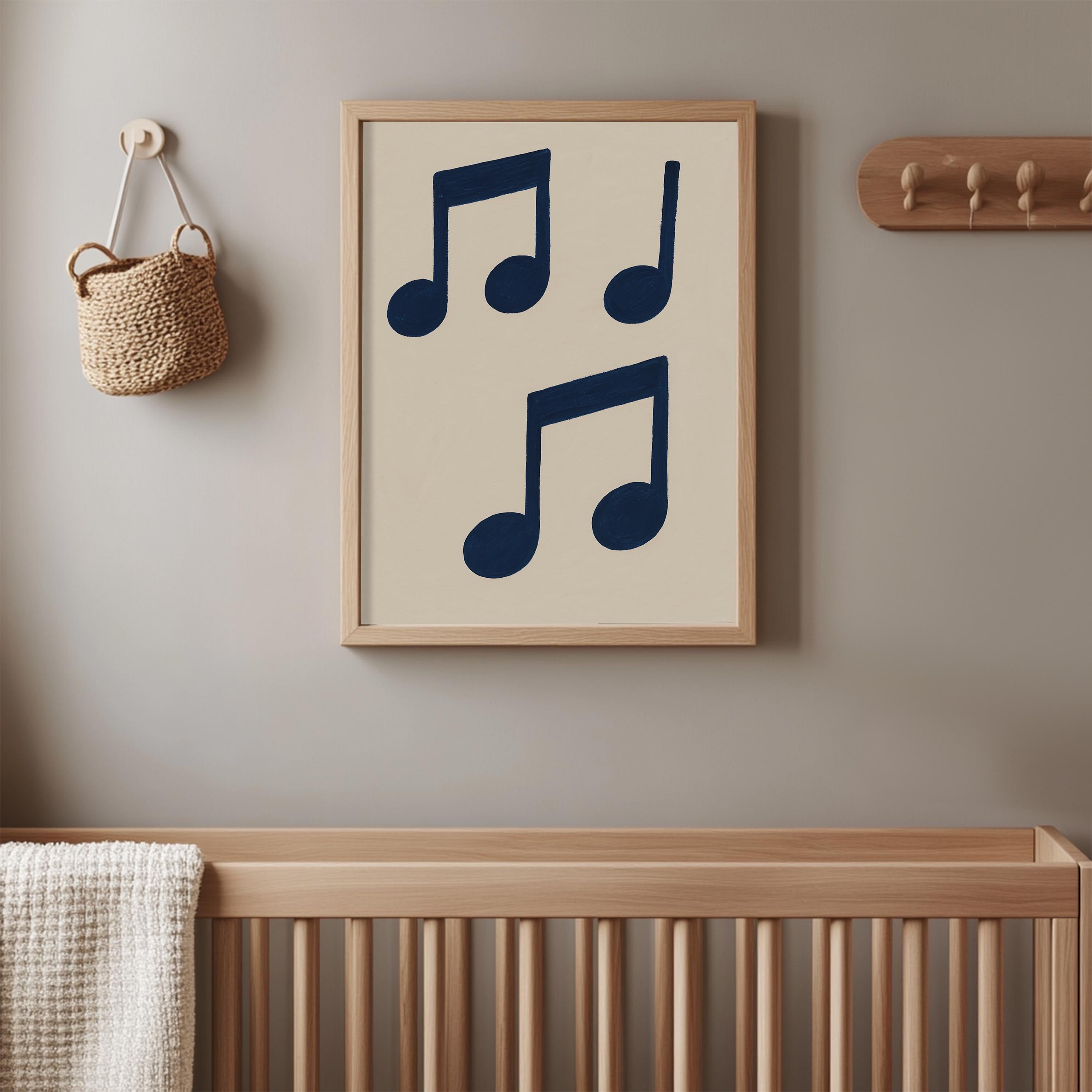 Minimalist Music Notes Poster