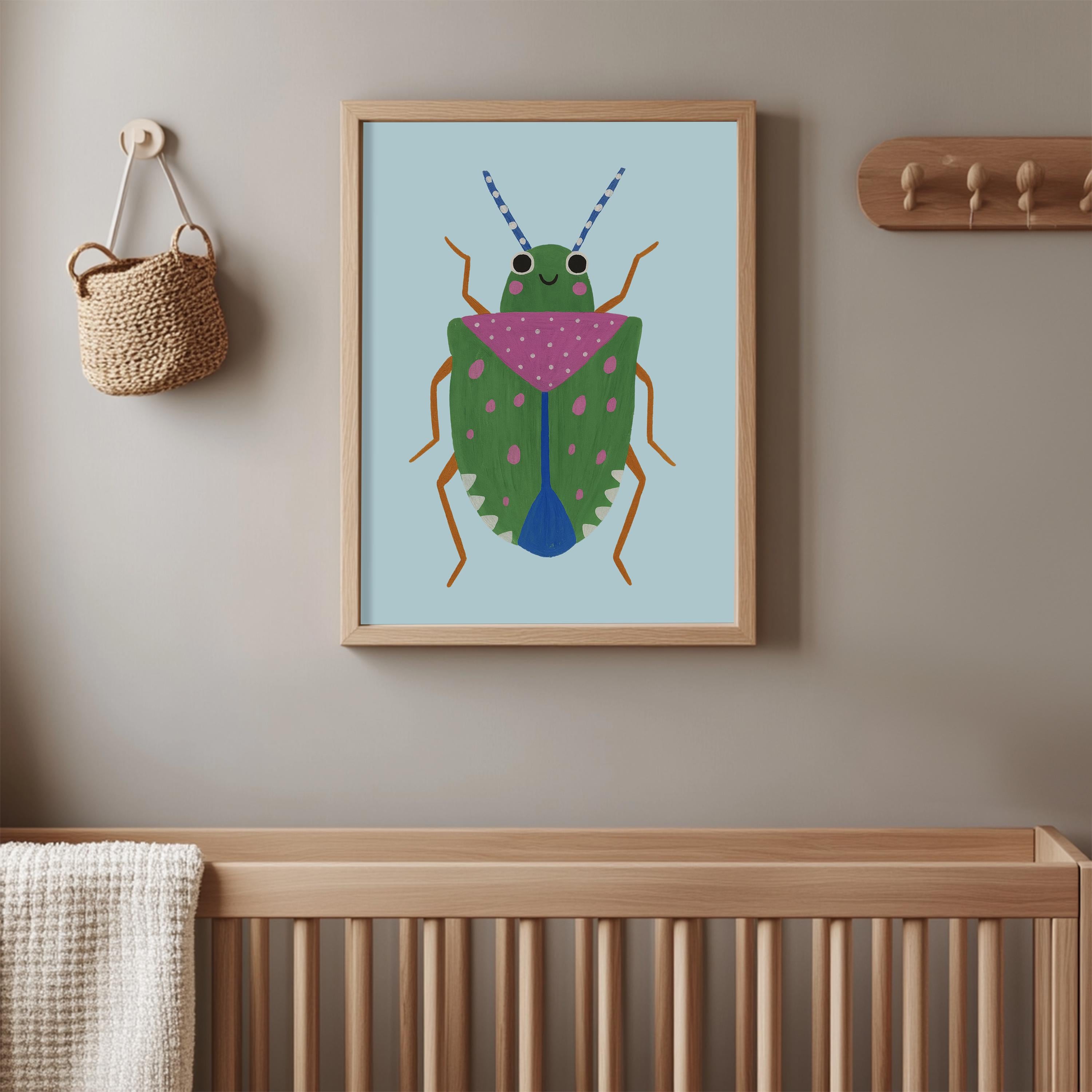 Smiling Bug Poster