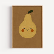 Cute Pear Poster