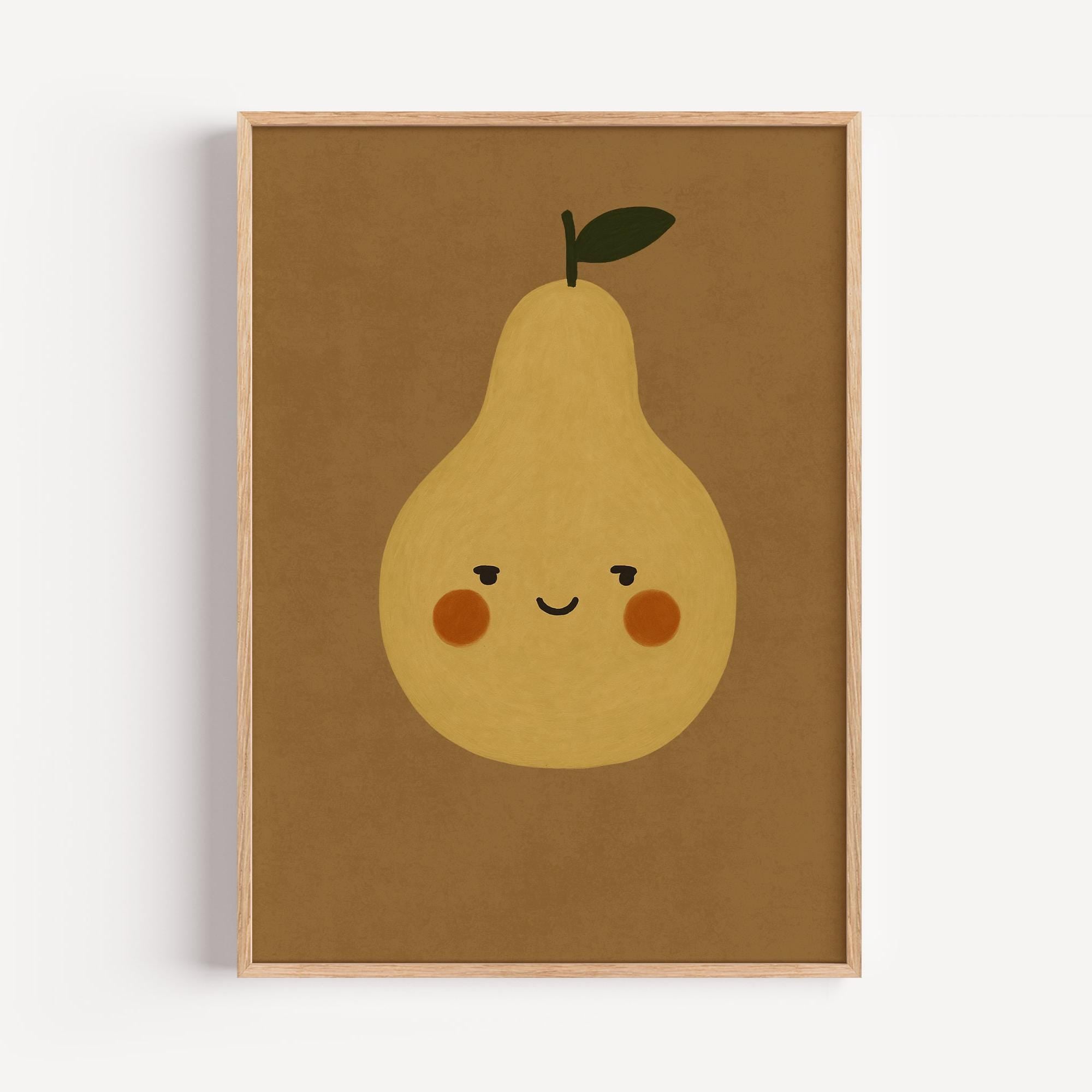 Cute Pear Poster