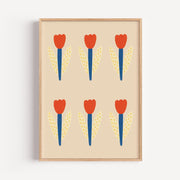 Red Tulip Poster
