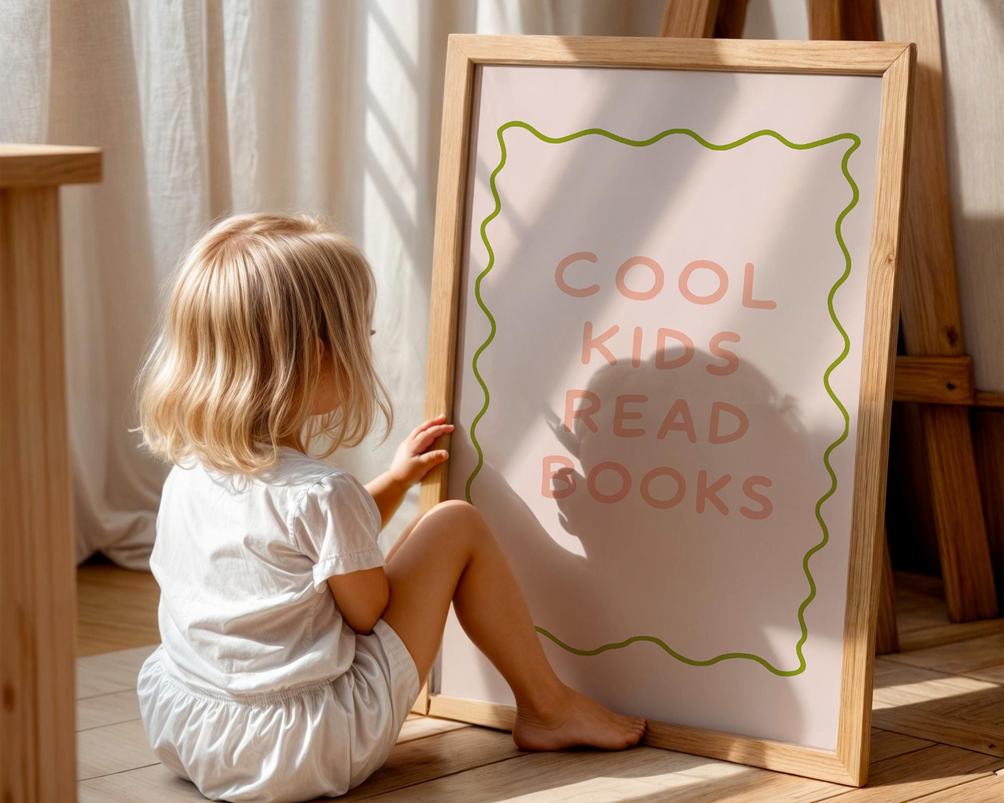 Cool Kids Read Books Poster